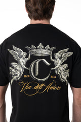 CAMISETA HOMBRE ADERIRE NEGRO CLEMONT