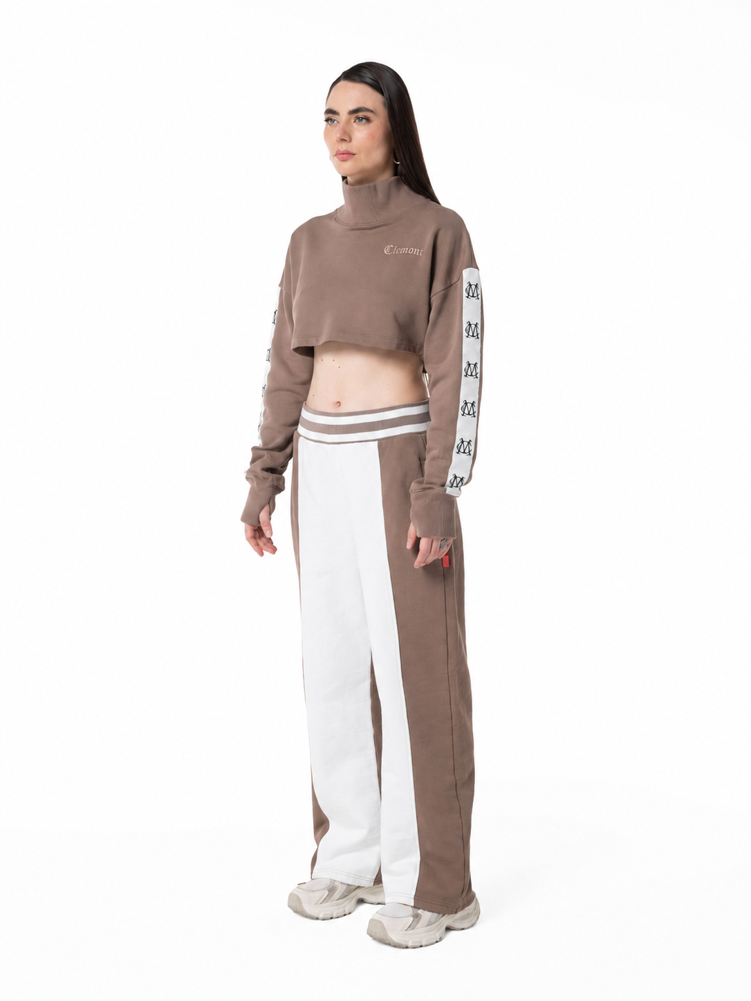 HOODIE MUJER PIOMBO TAUPE CLEMONT