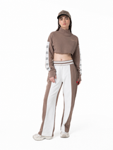 HOODIE MUJER PIOMBO TAUPE CLEMONT