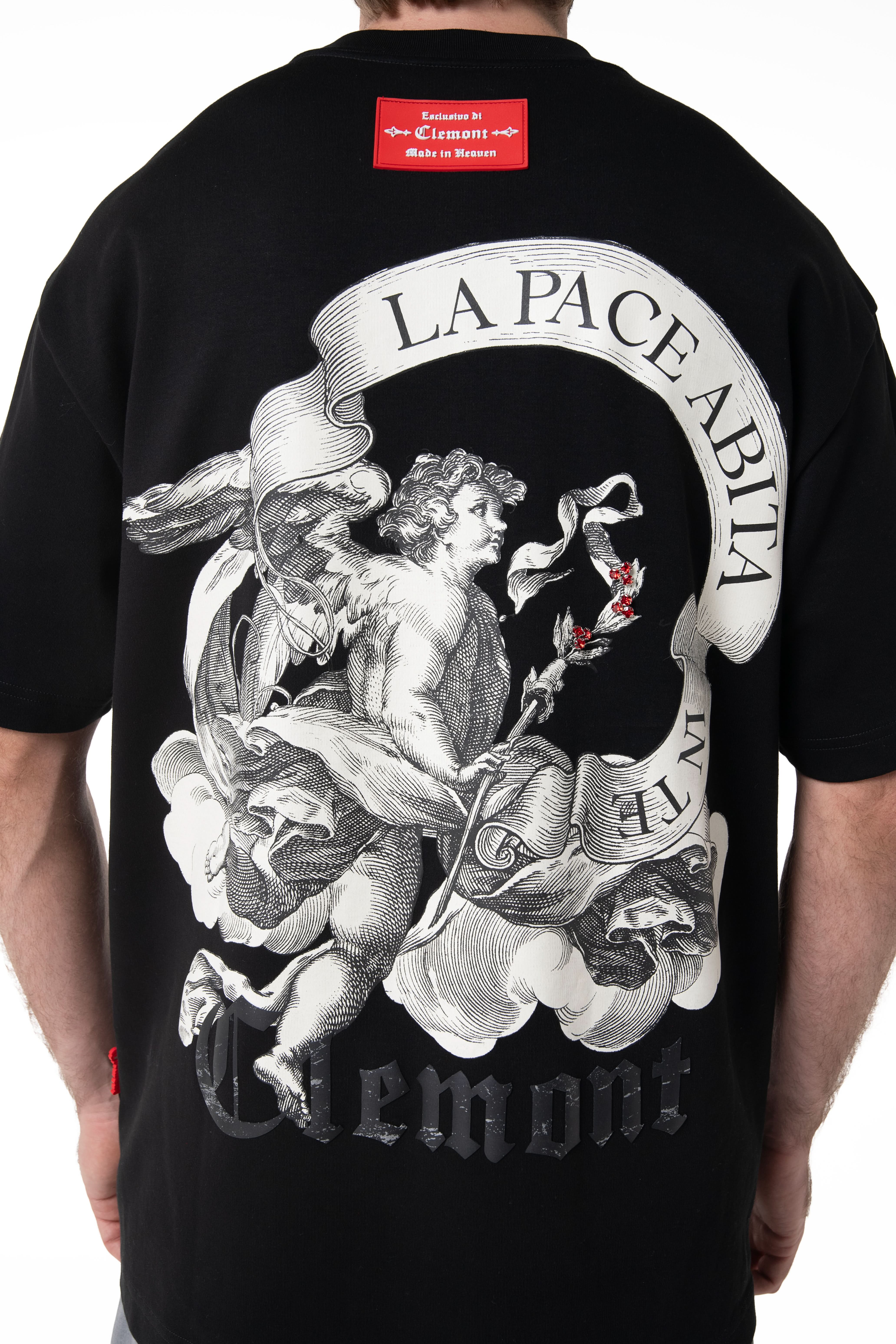 CAMISETA OVERSIZED HOMBRE LUSINGA NEGRO CLEMONT