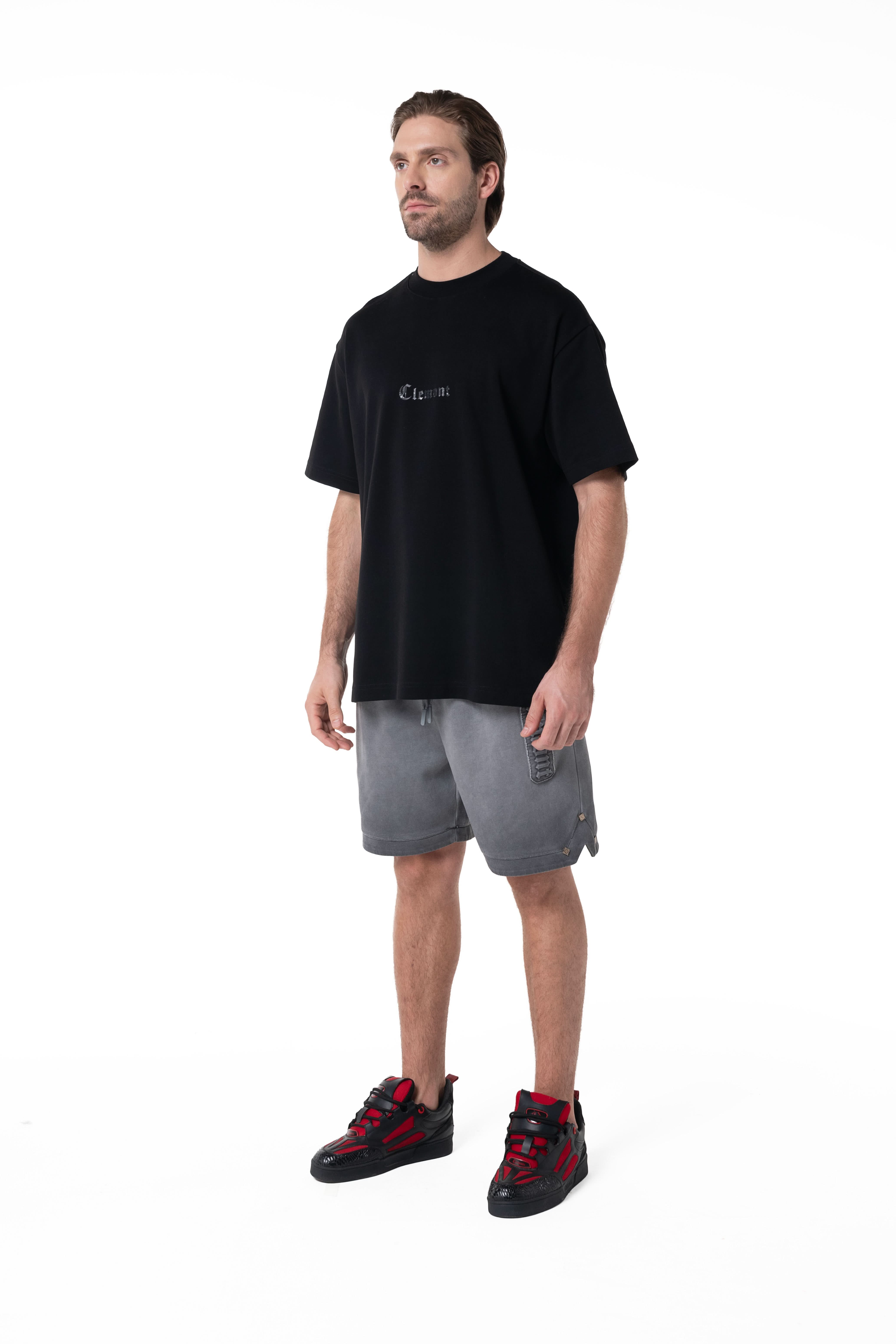 CAMISETA OVERSIZED HOMBRE LUSINGA NEGRO CLEMONT