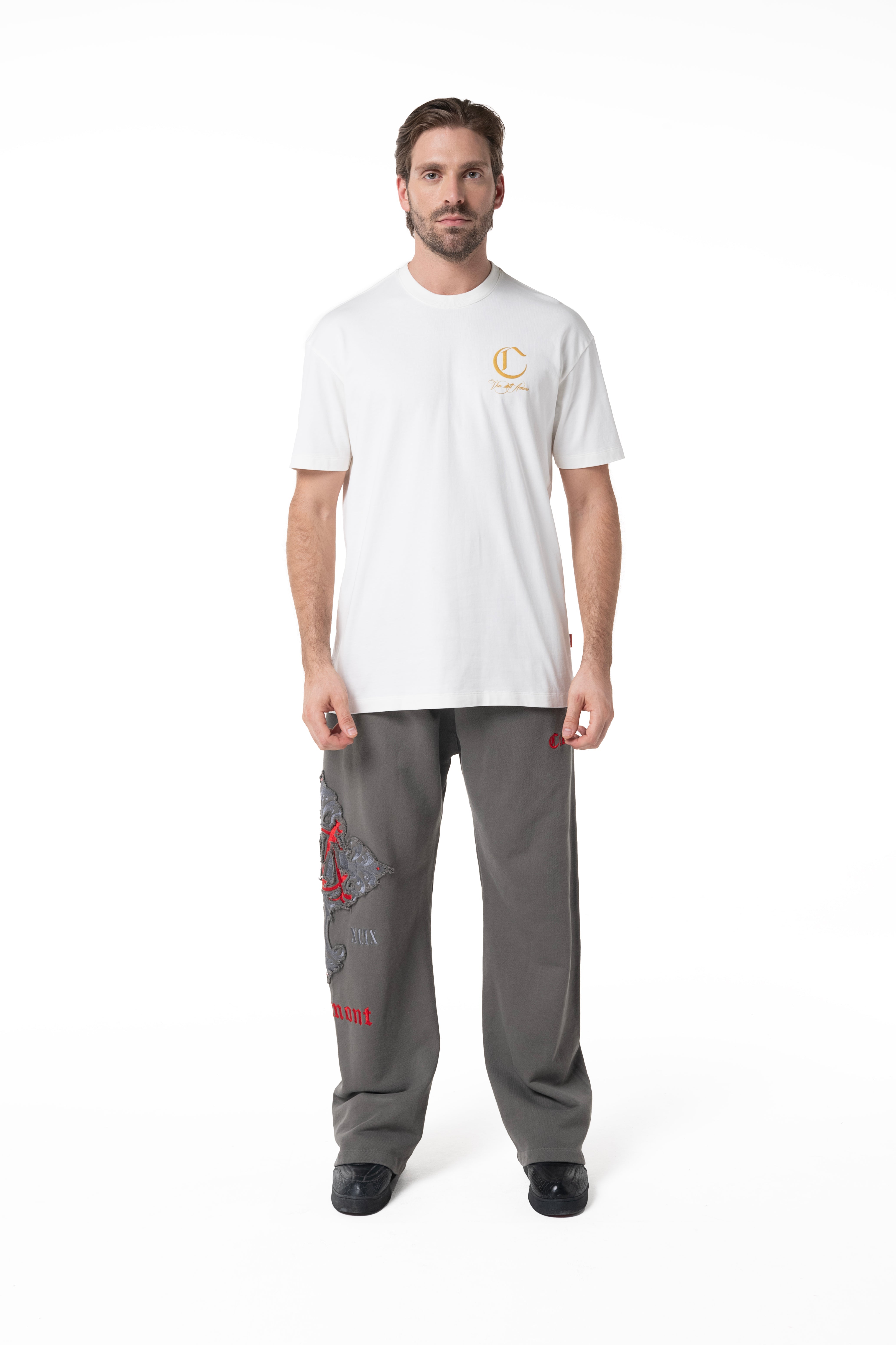 CAMISETA HOMBRE ADERIRE CREMA CLEMONT