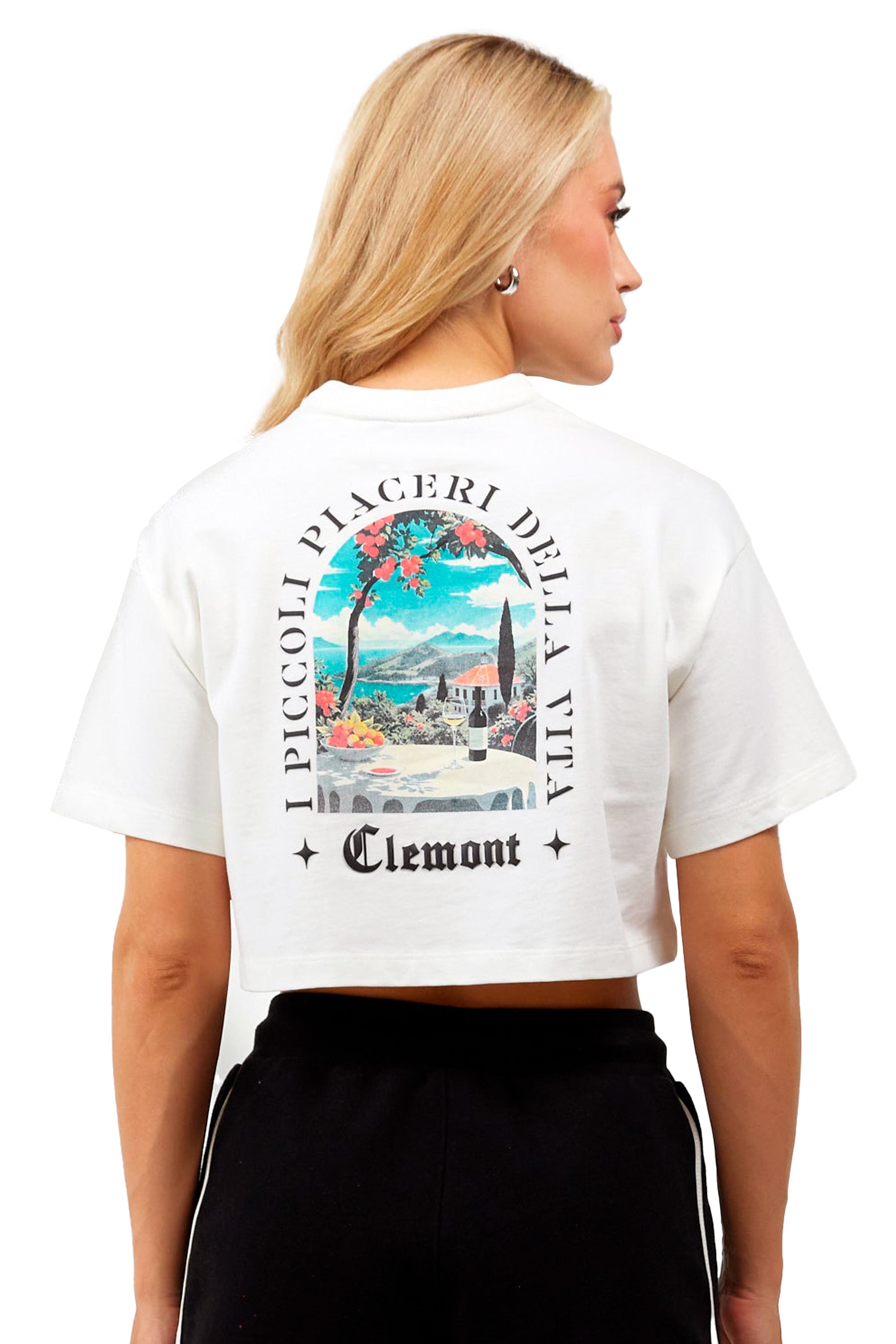 CROP TOP WOMEN  ARDENTE CREAM  CLEMONT