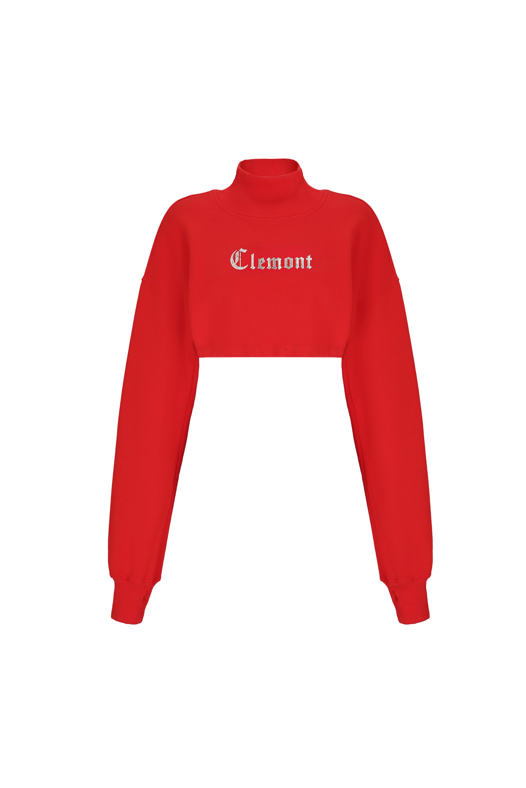 CROPPED SWEATER WOMEN  BELLEZZA RED CLEMONT