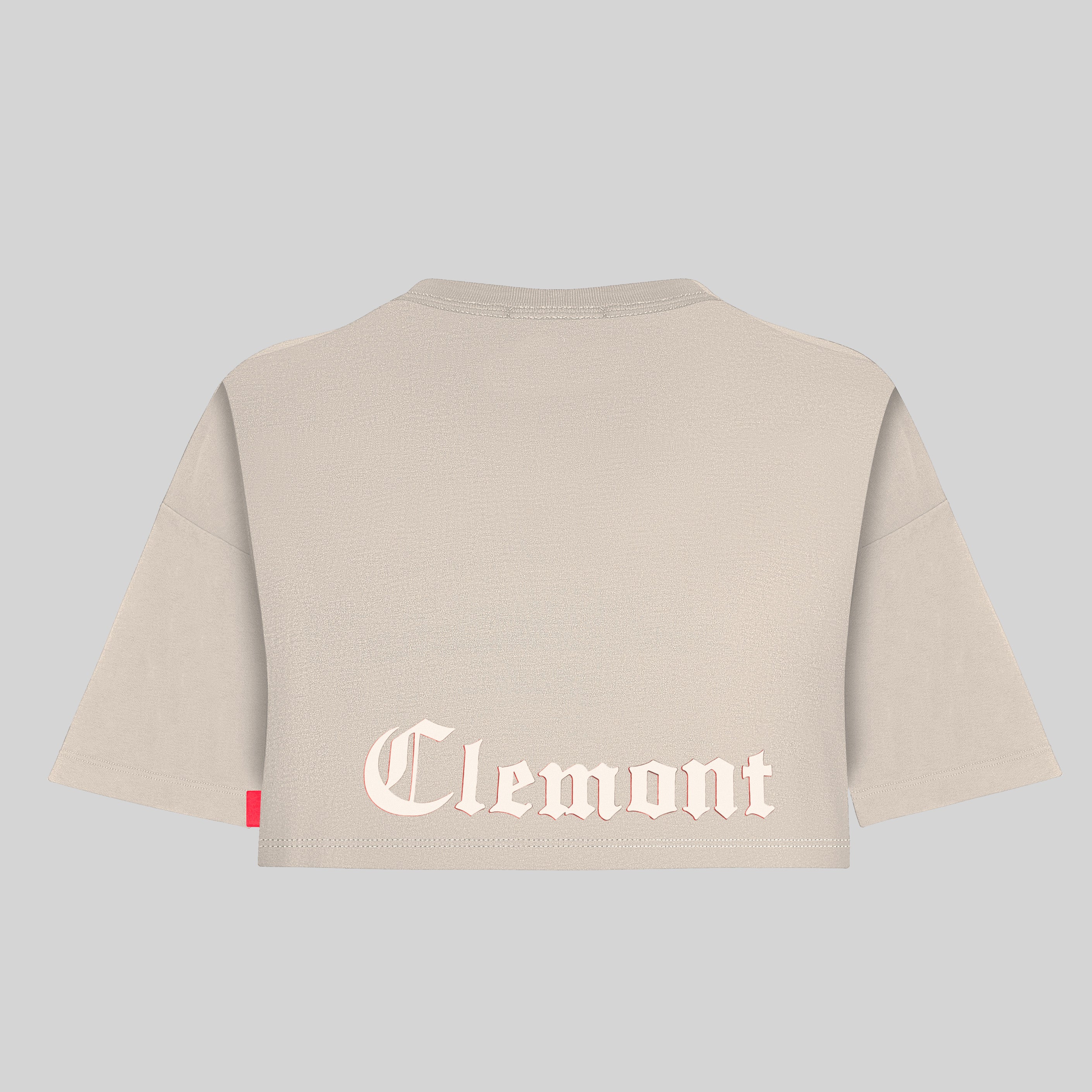 CROP TOP OVERSIZED FIUME SILVER CLEMONT