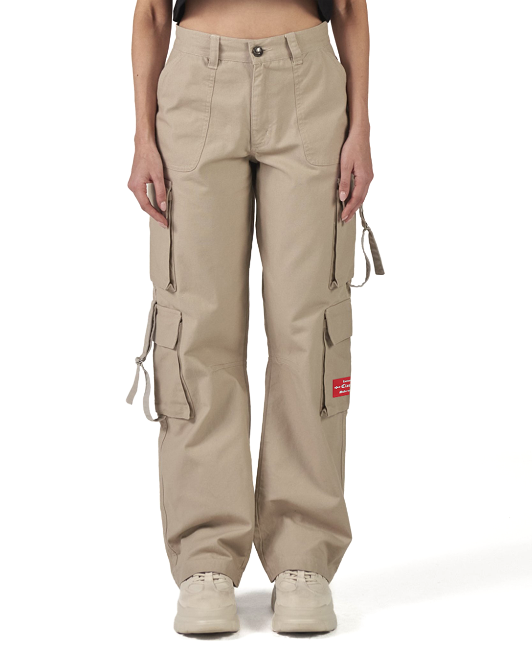 PANTALON PARALLELO NUDE CLEMONT