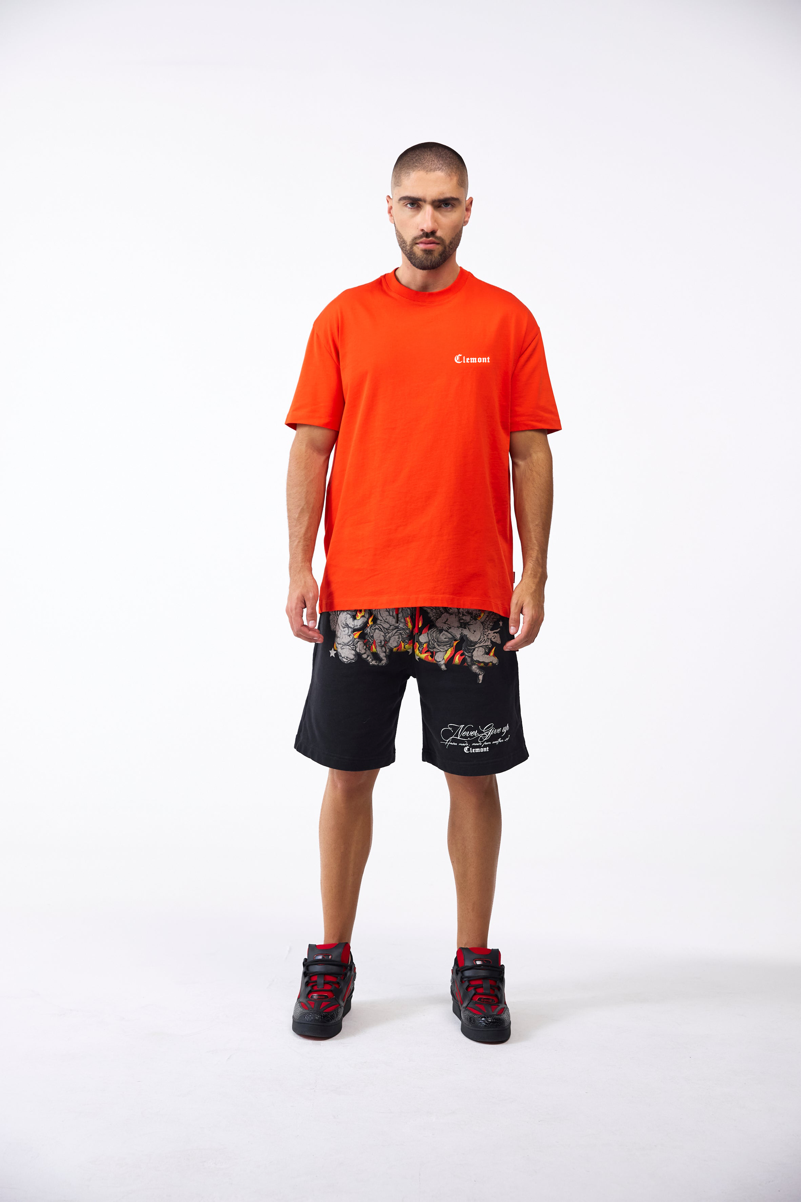 CAMISETA MASCULINO GRAFFIO ROJO CLEMONT