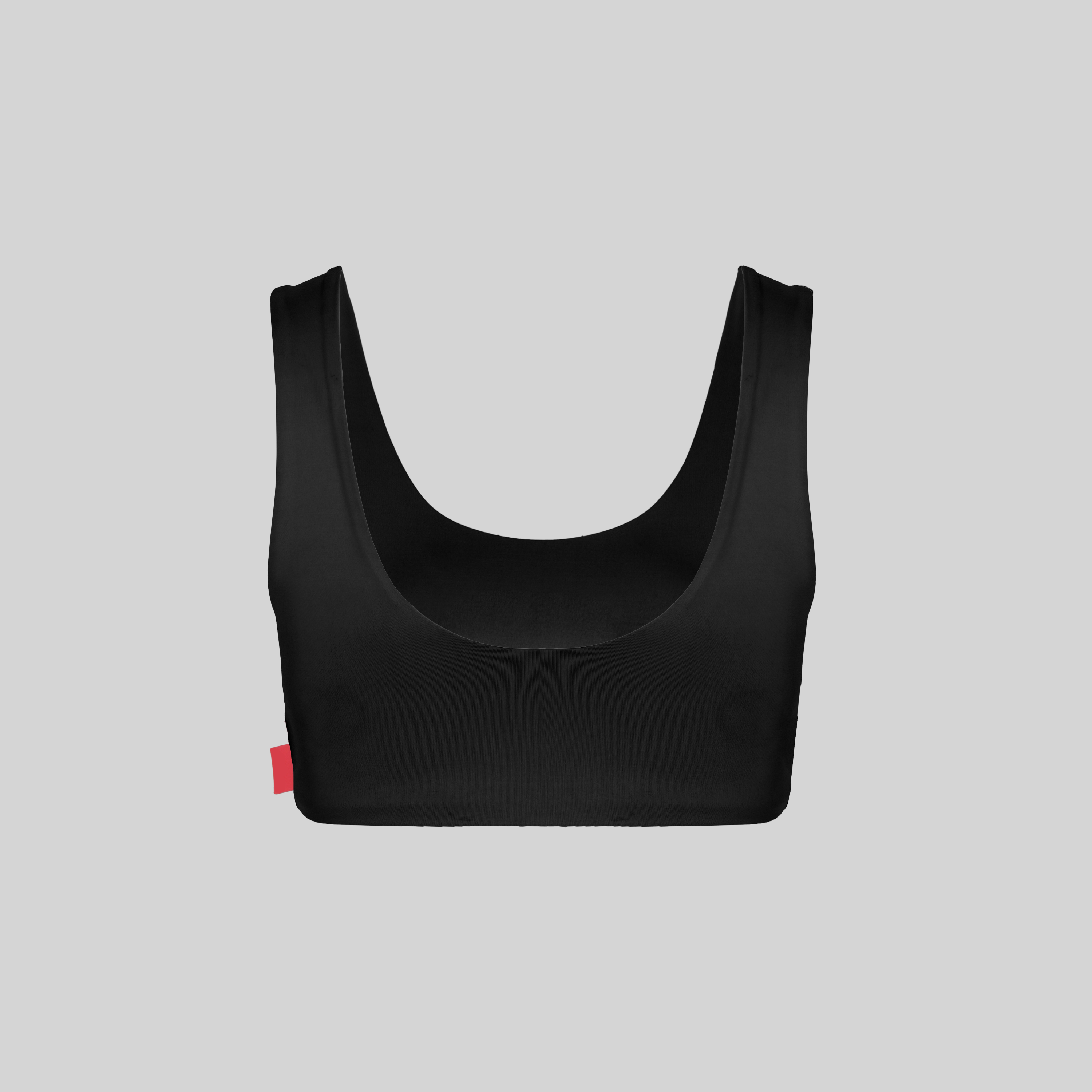 CROPTOP OPALESCENTE NEGRO CLEMONT