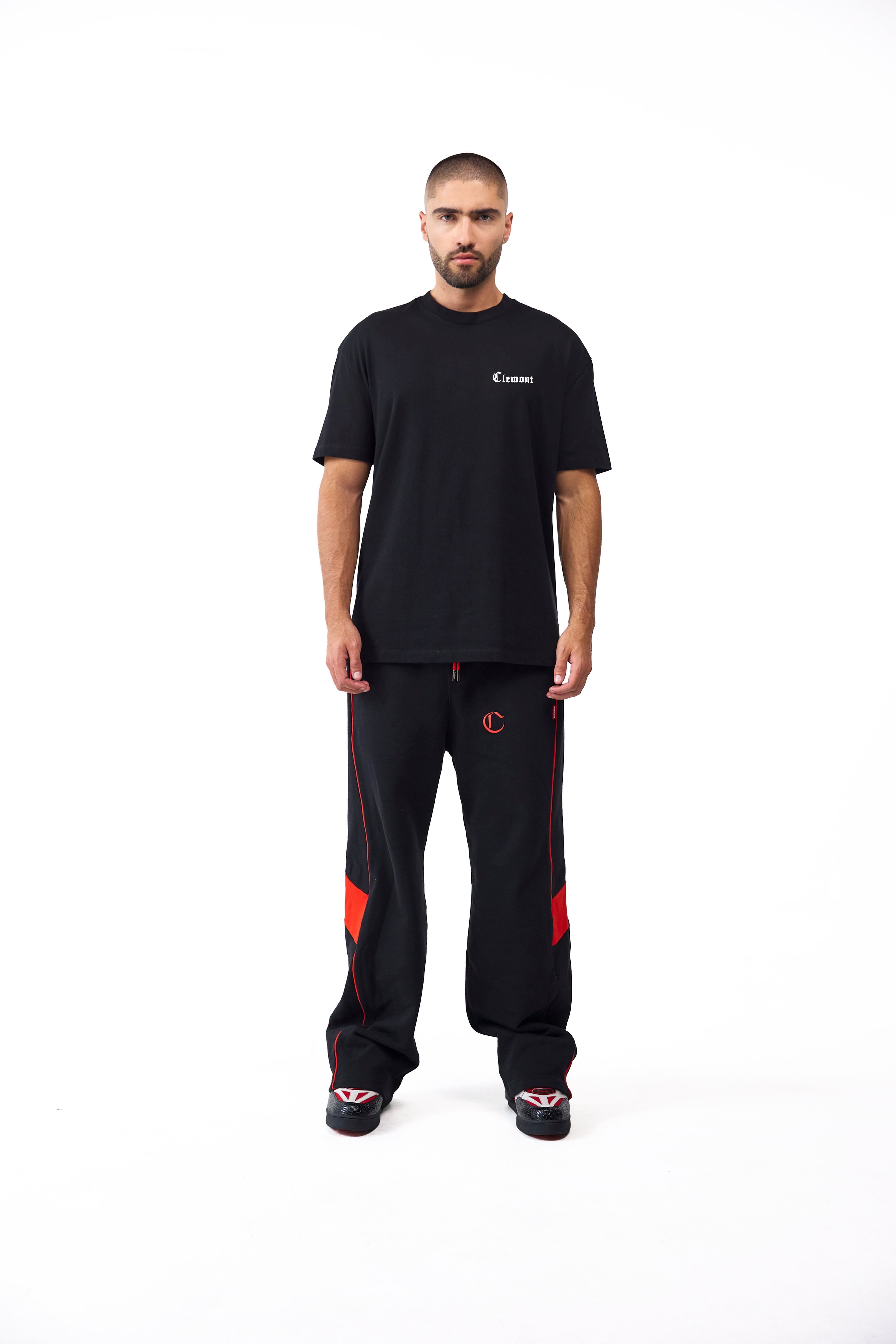 CAMISETA MASCULINO GRAFFIO NEGRO CLEMONT