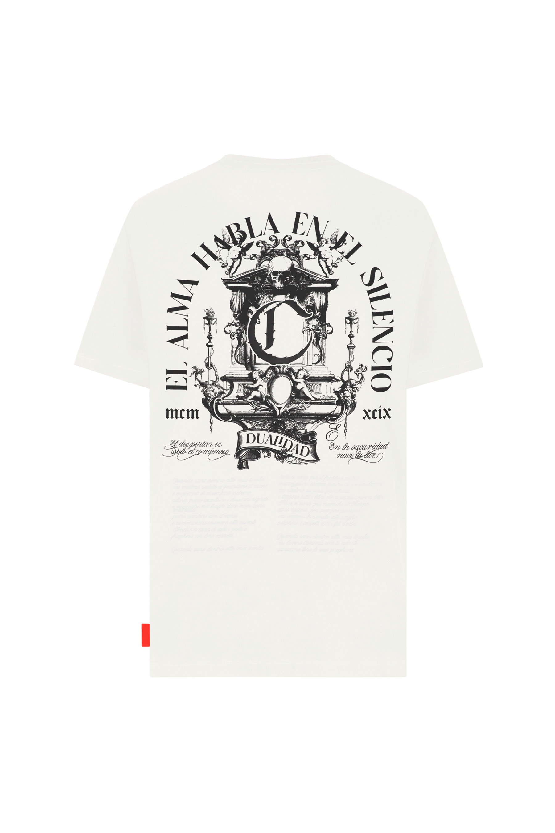 T-SHIRT MEN TRASCENDENTE CREAM  CLEMONT