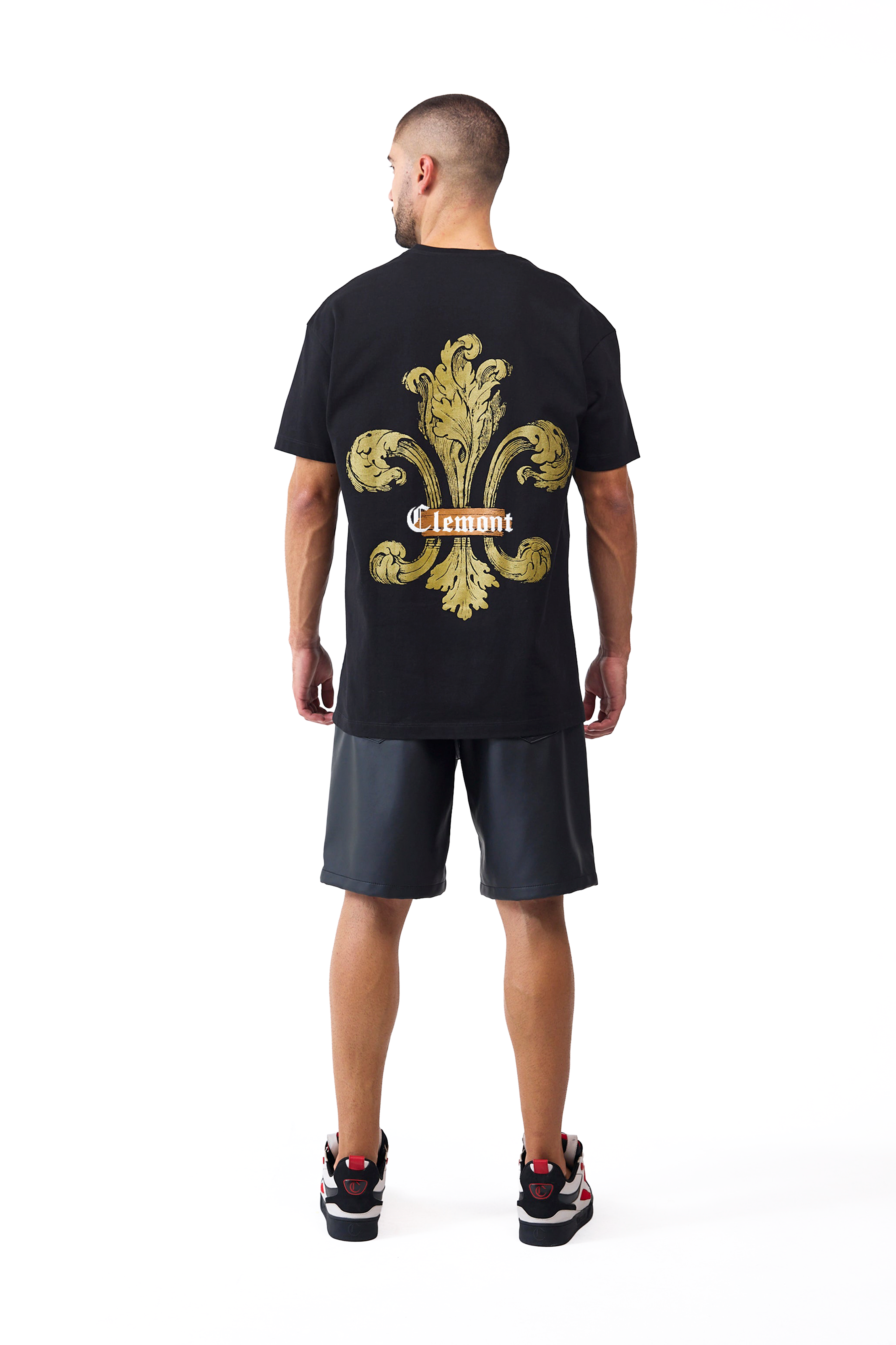 CAMISETA MASCULINO SOSPIRO NEGRO CLEMONT