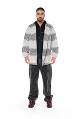 CLEMONT MEN'S WHITE/BLACK SESTIERE JACKET