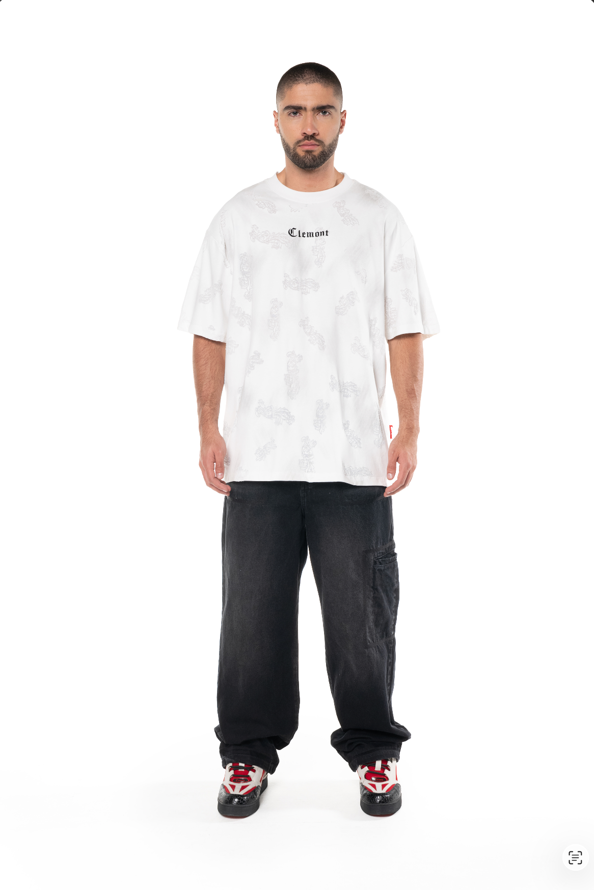CAMISETA OVERSIZED CITTA CREMA MASCULINO CLEMONT