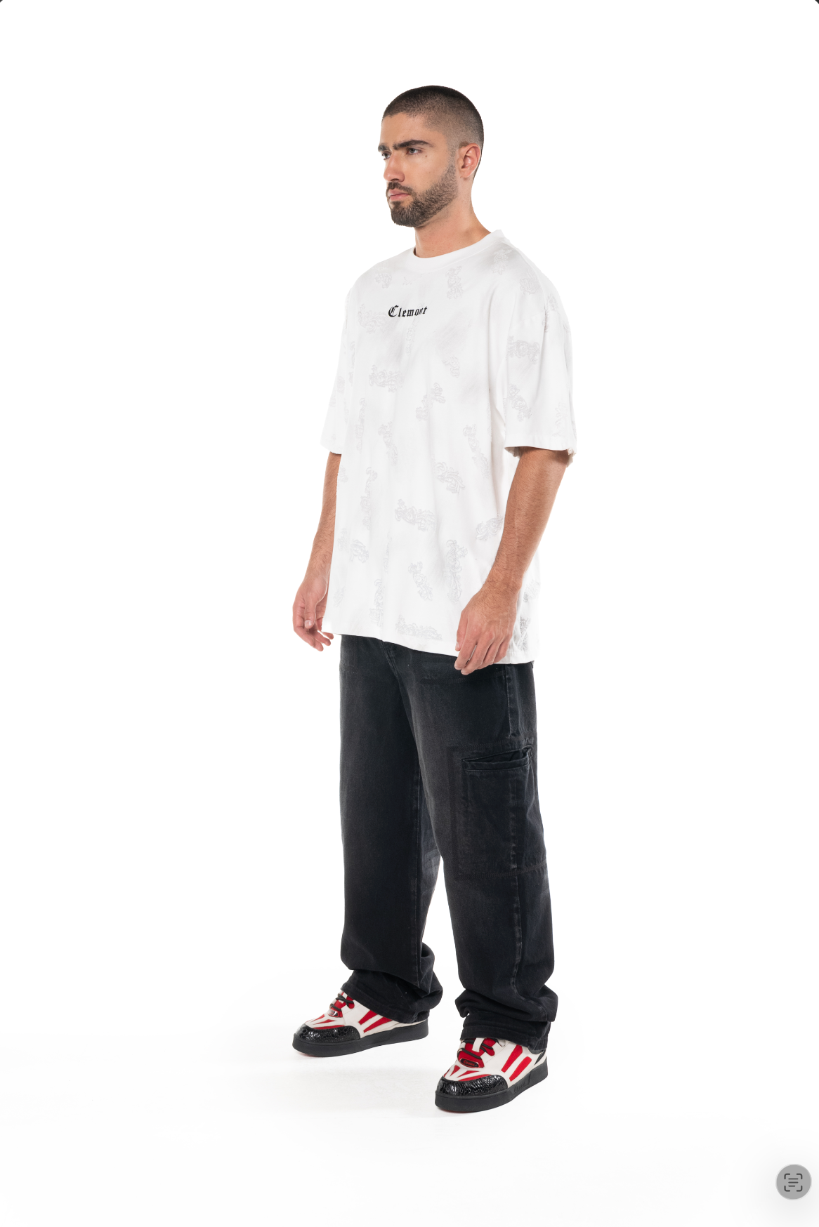 CAMISETA OVERSIZED CITTA CREMA MASCULINO CLEMONT