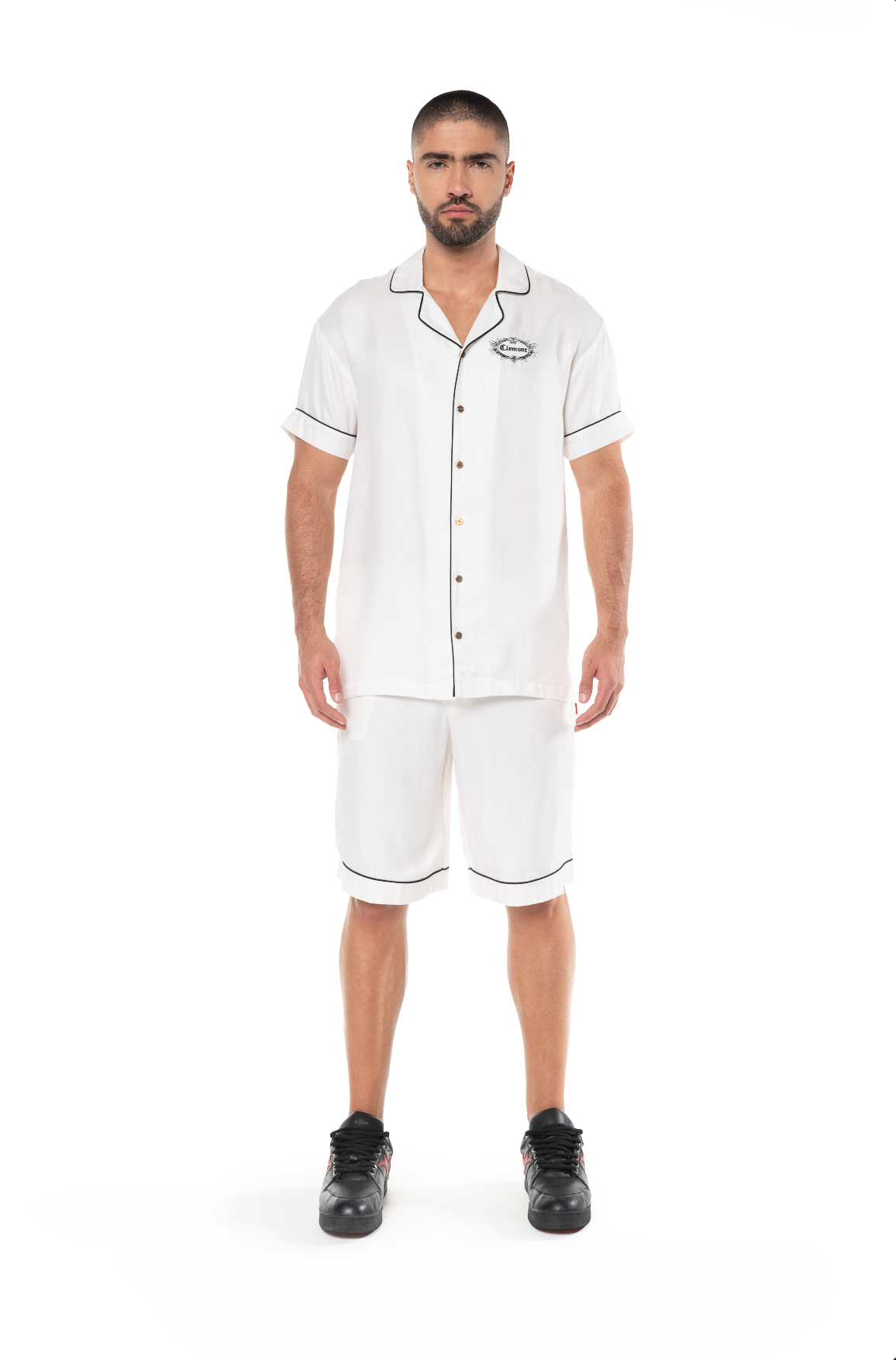 CLEMONT MEN'S CREAM/BLACK DINAMO SHIRT