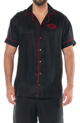 CLEMONT MEN'S BLACK/RED DYNAMO SHIRT