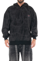 HOODIE DISPERAZIONE NEGRO MASCULINO CLEMONT