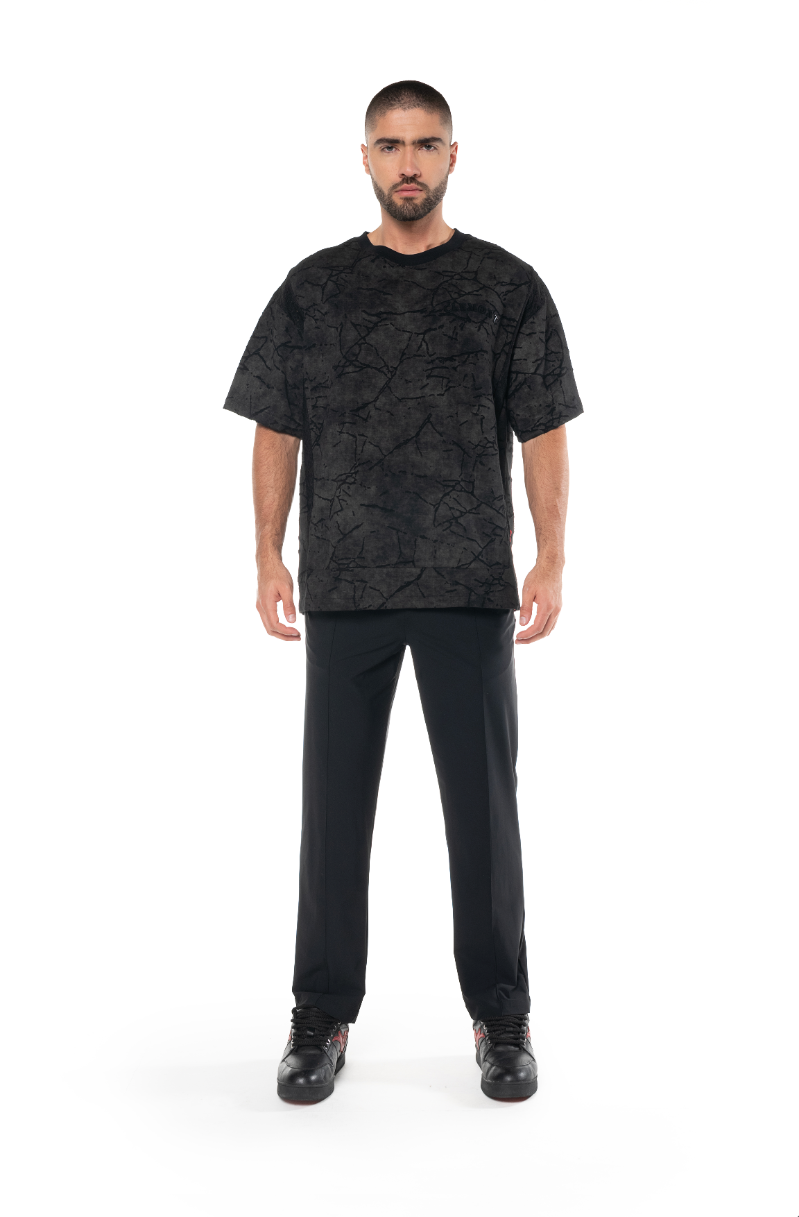 GIORNO BLACK MEN'S T-SHIRT CLEMONT