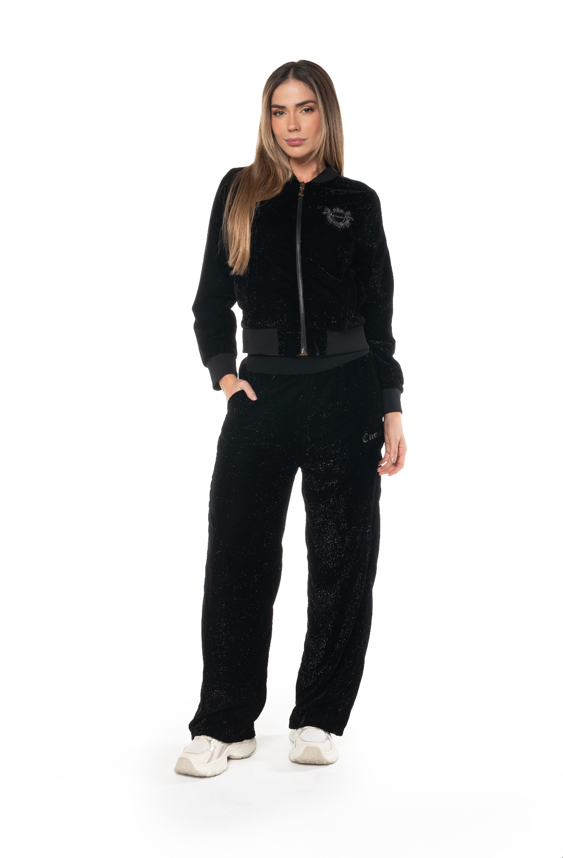 CHAQUETA HALOS NEGRO FEMENINO CLEMONT