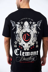 EUFORIA BLACK CLEMONT MEN'S T-SHIRT