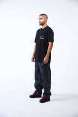 CAMISETA OVERSIZED MASCULINO FILIGRANA NEGRO CLEMONT