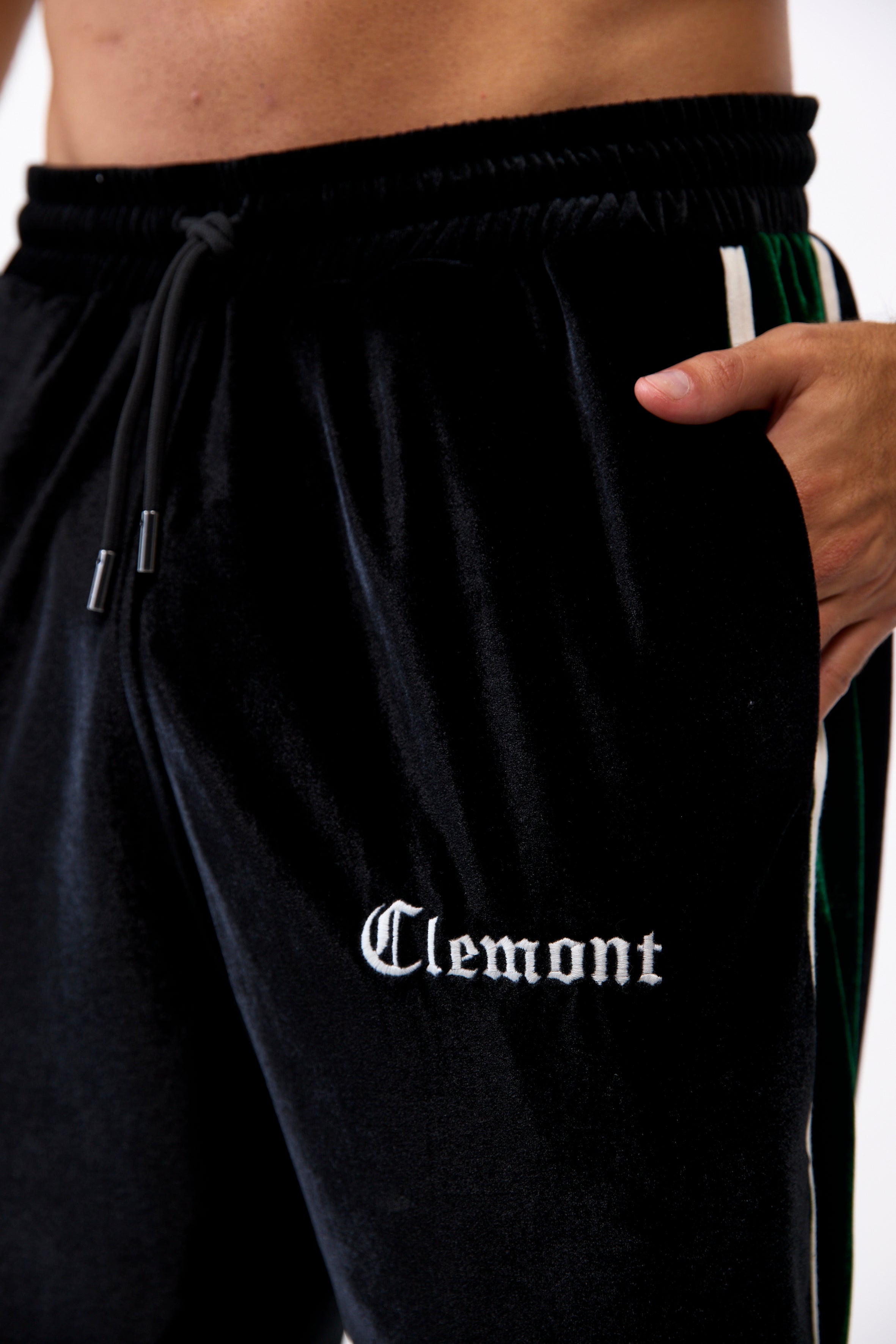 SUDADERA MASCULINO BATTESIMO NEGRO/VERDE CLEMONT