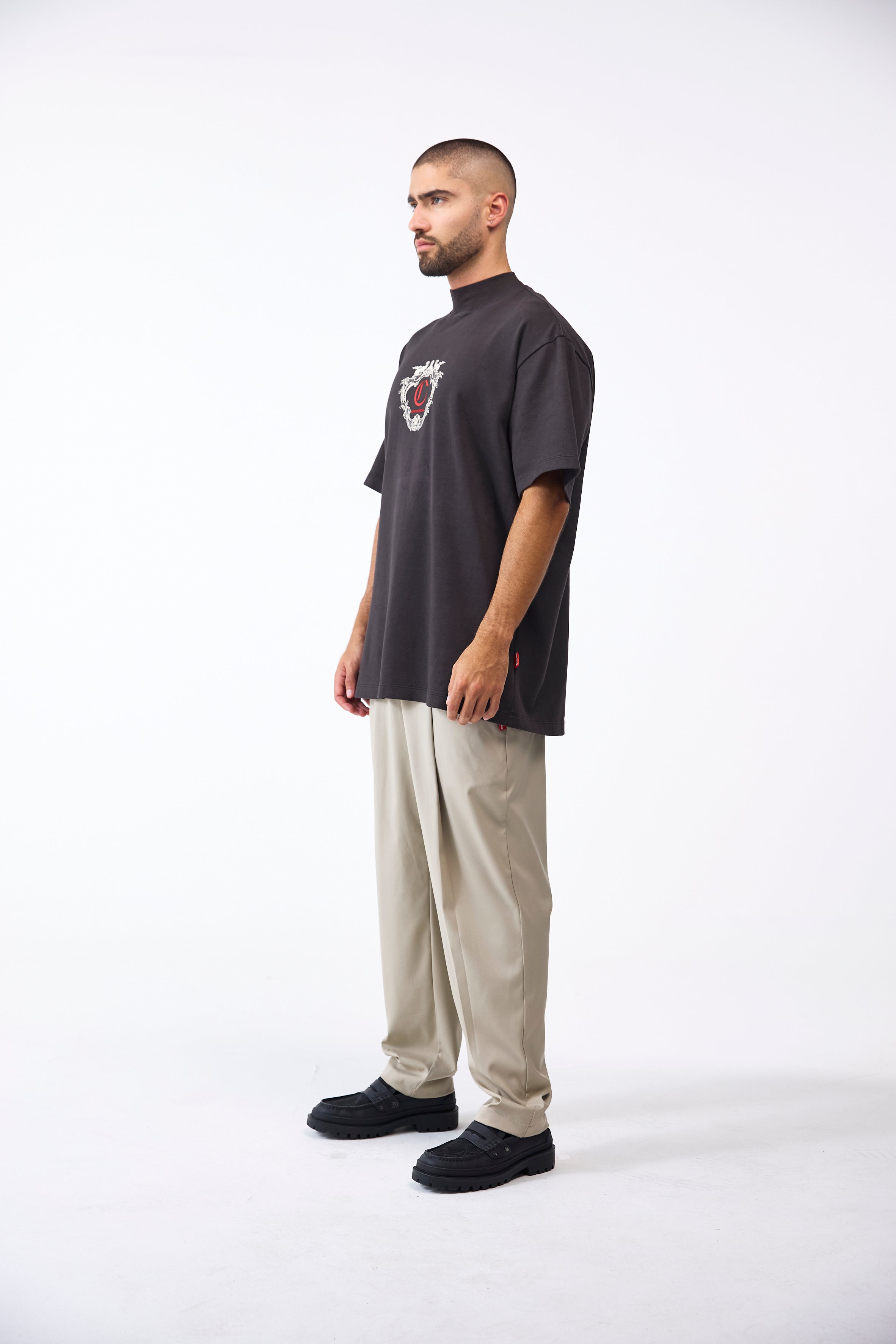 CAMISETA OVERSIZED MASCULINO MIRABILE MOCCA CLEMONT