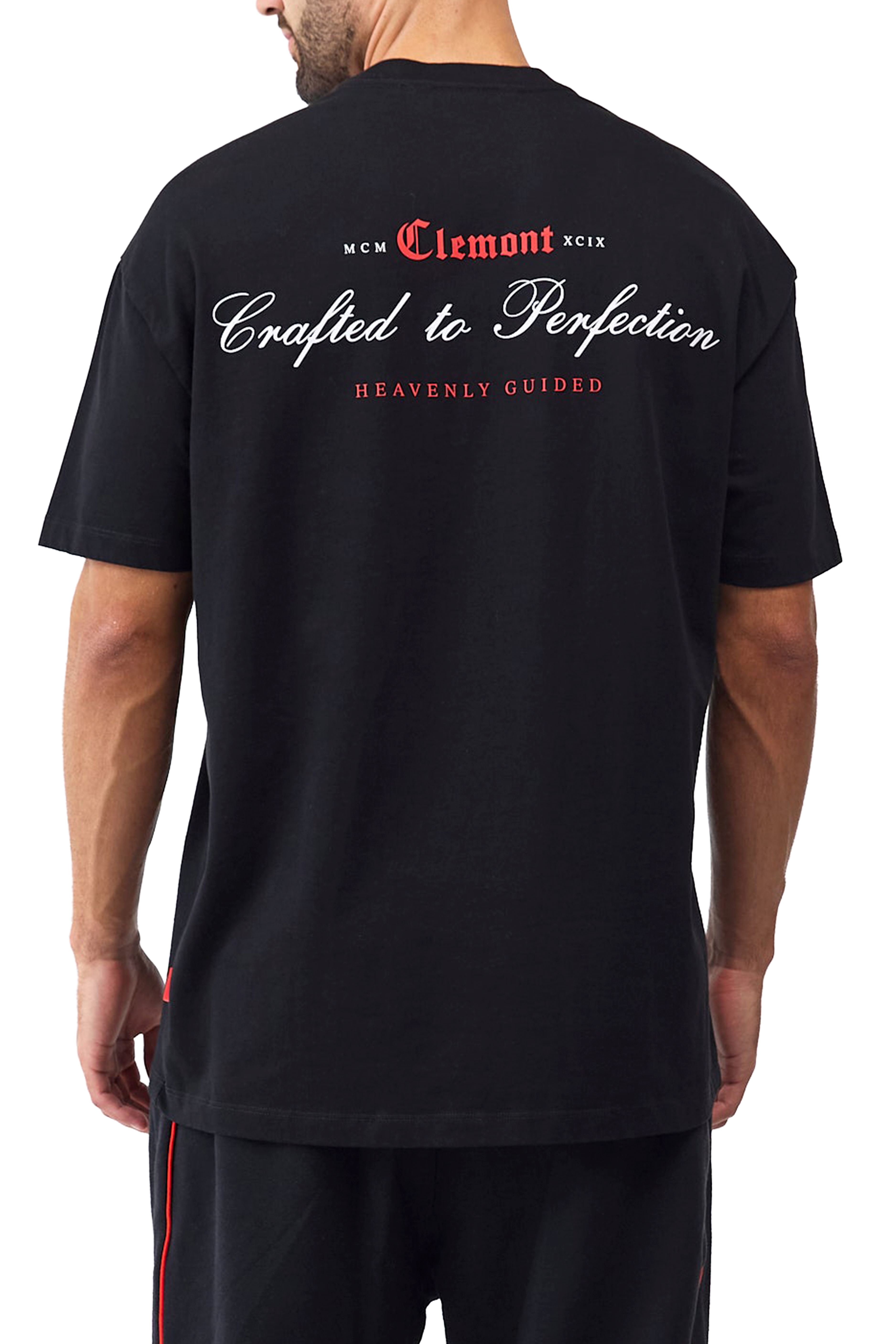 CAMISETA MASCULINO GRAFFIO NEGRO CLEMONT