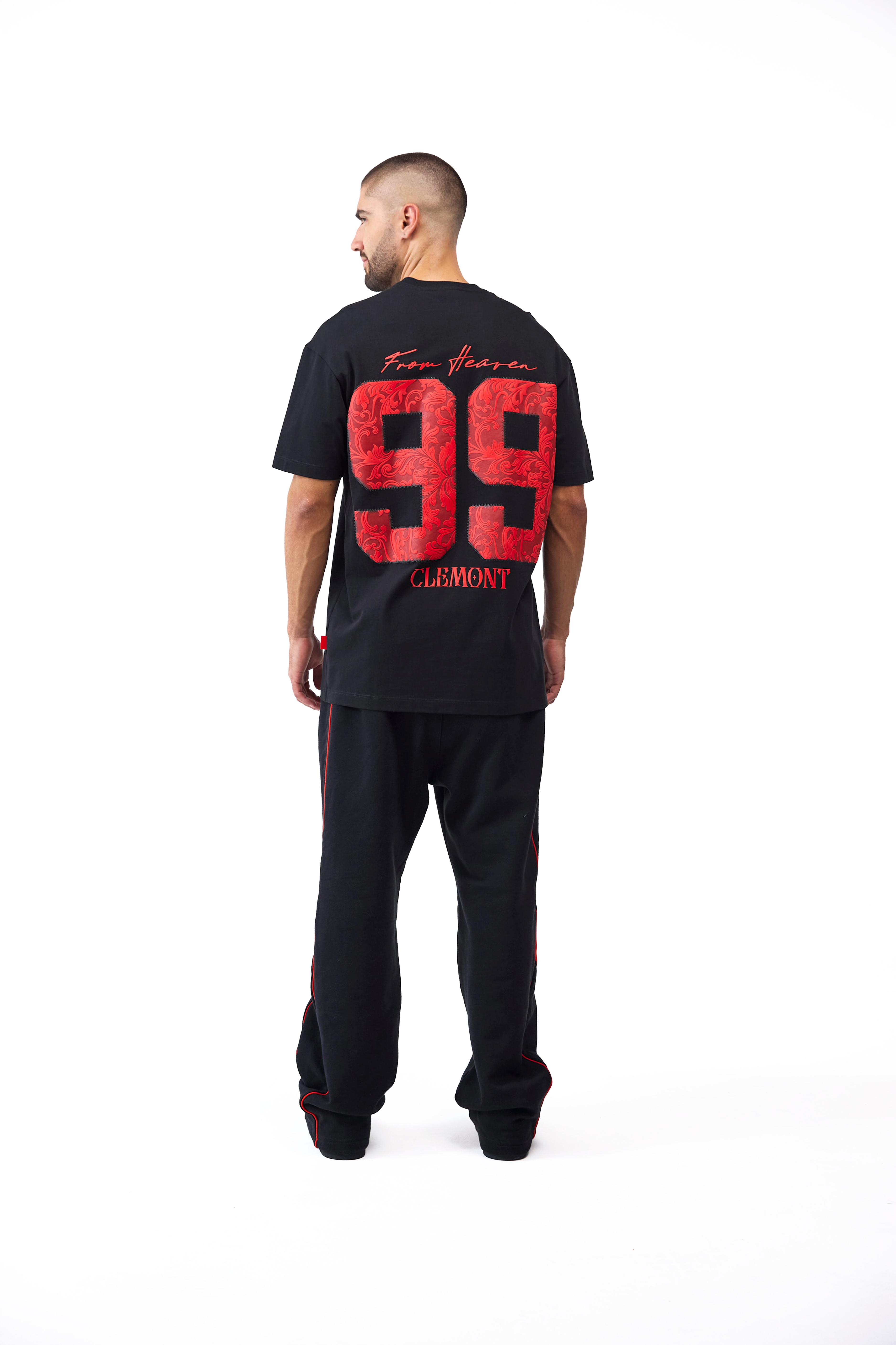 CAMISETA MASCULINO OMISSIONE NEGRO CLEMONT