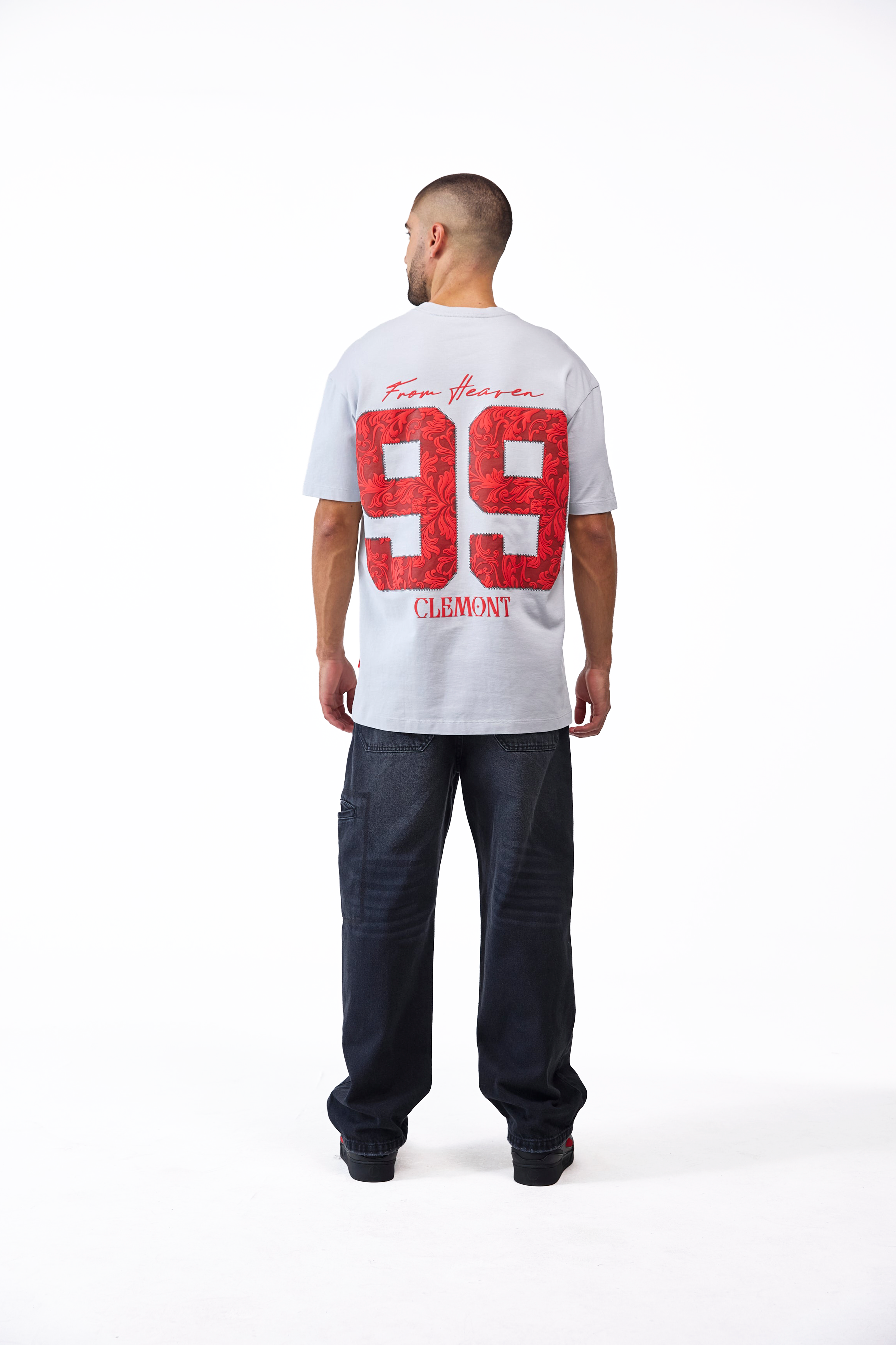 CAMISETA MASCULINO OMISSIONE GRIS CLEMONT