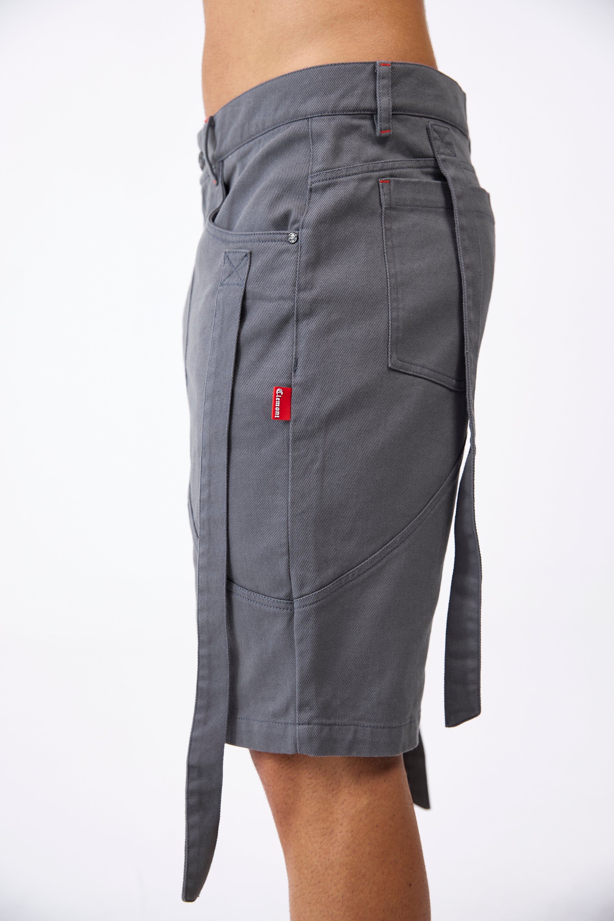 BERMUDA DRILL MASCULINO VANTAGGIO GRIS OSCURO CLEMONT
