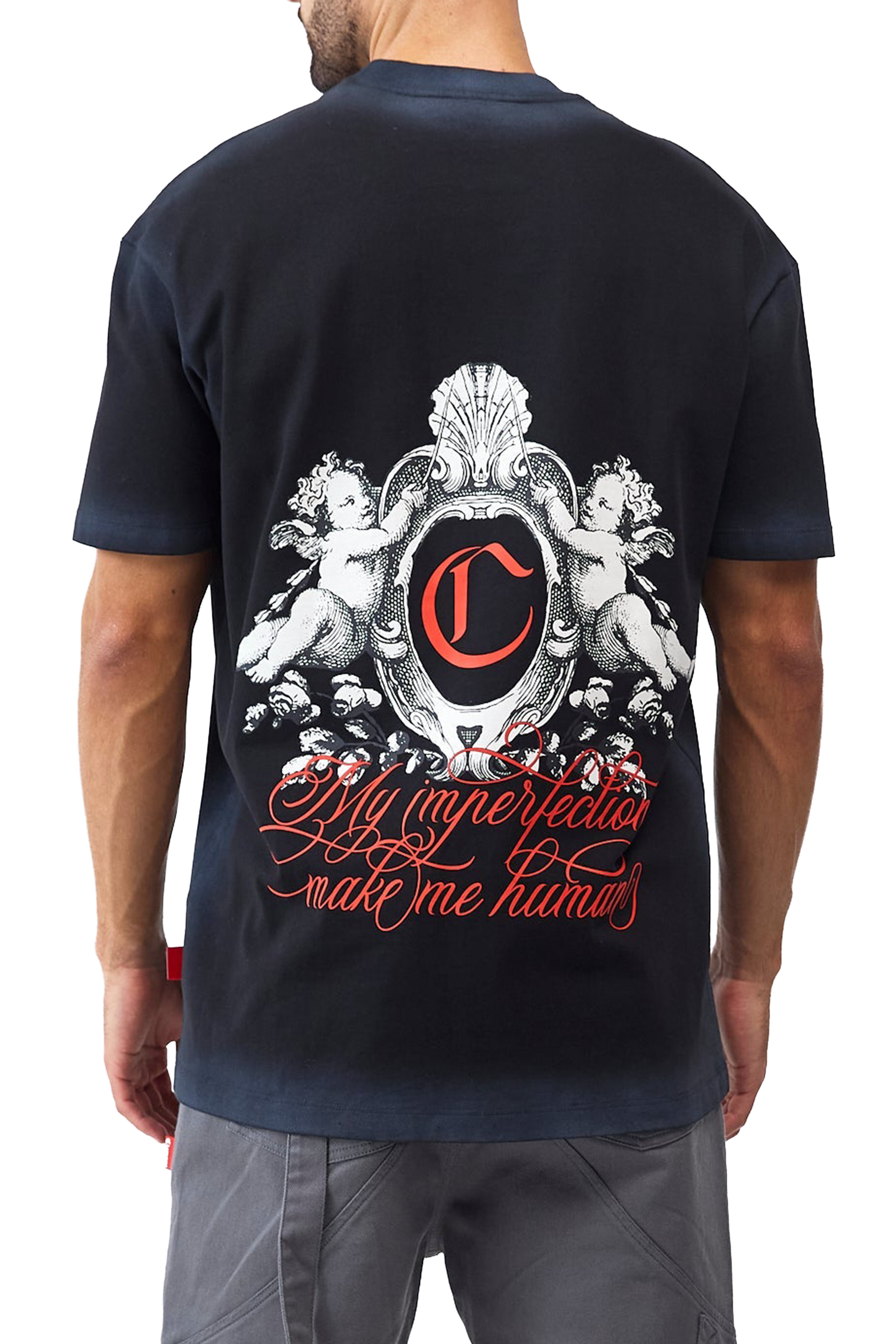 CAMISETA MASCULINO INTAGLIO NEGRO CLEMONT