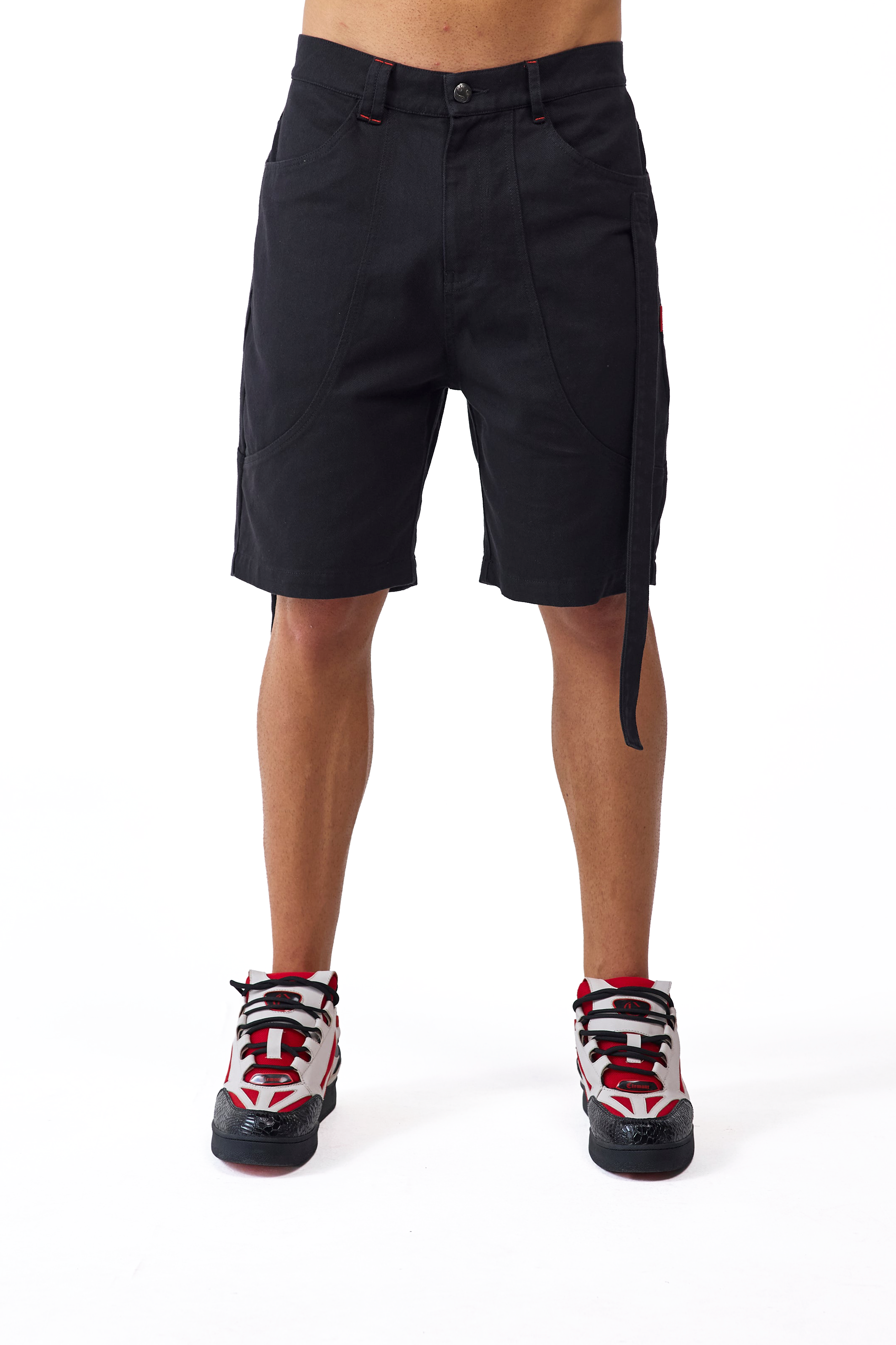 BERMUDA DRILL MASCULINO VANTAGGIO NEGRO CLEMONT