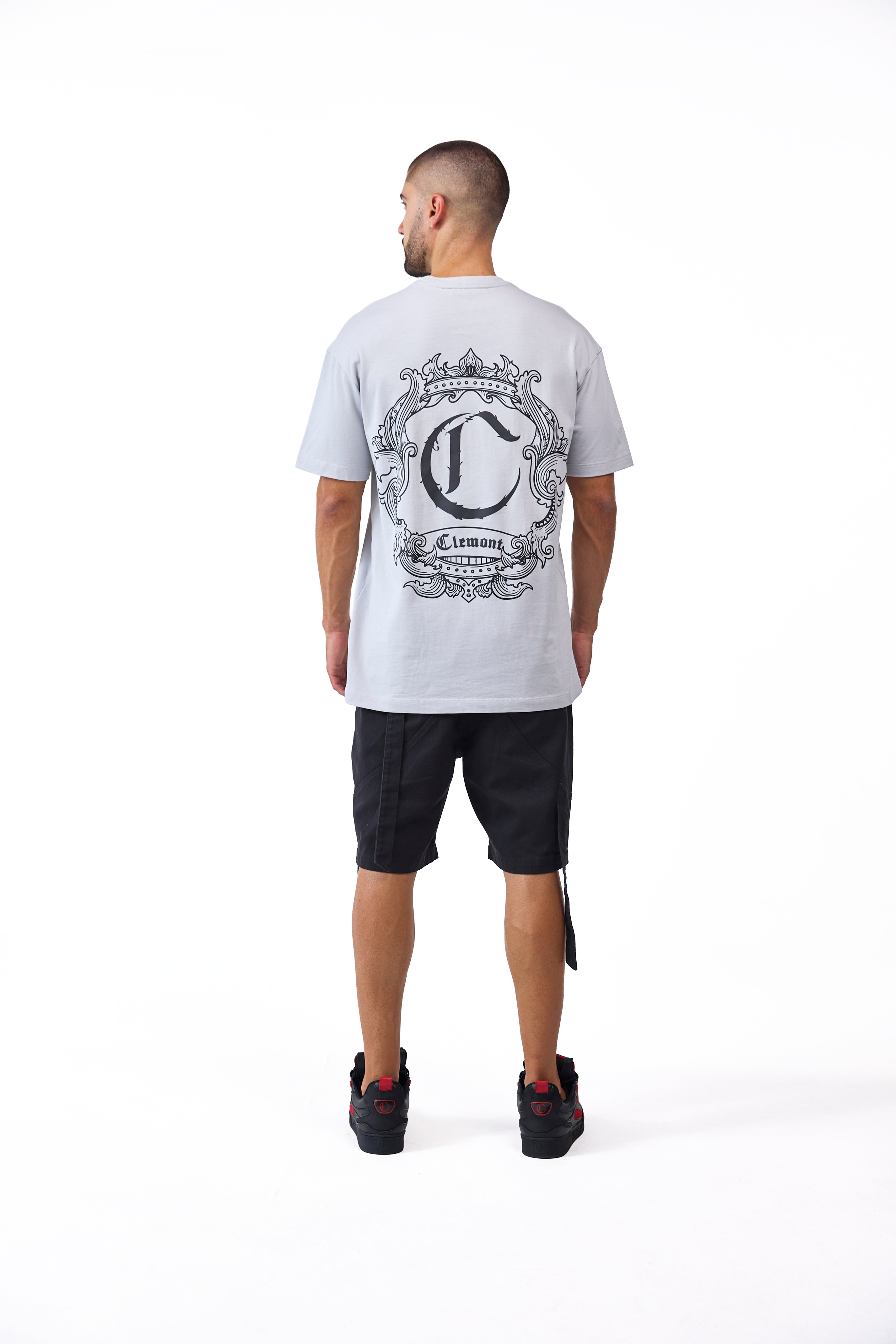 CAMISETA MASCULINO GIOIOSO GRIS CLEMONT