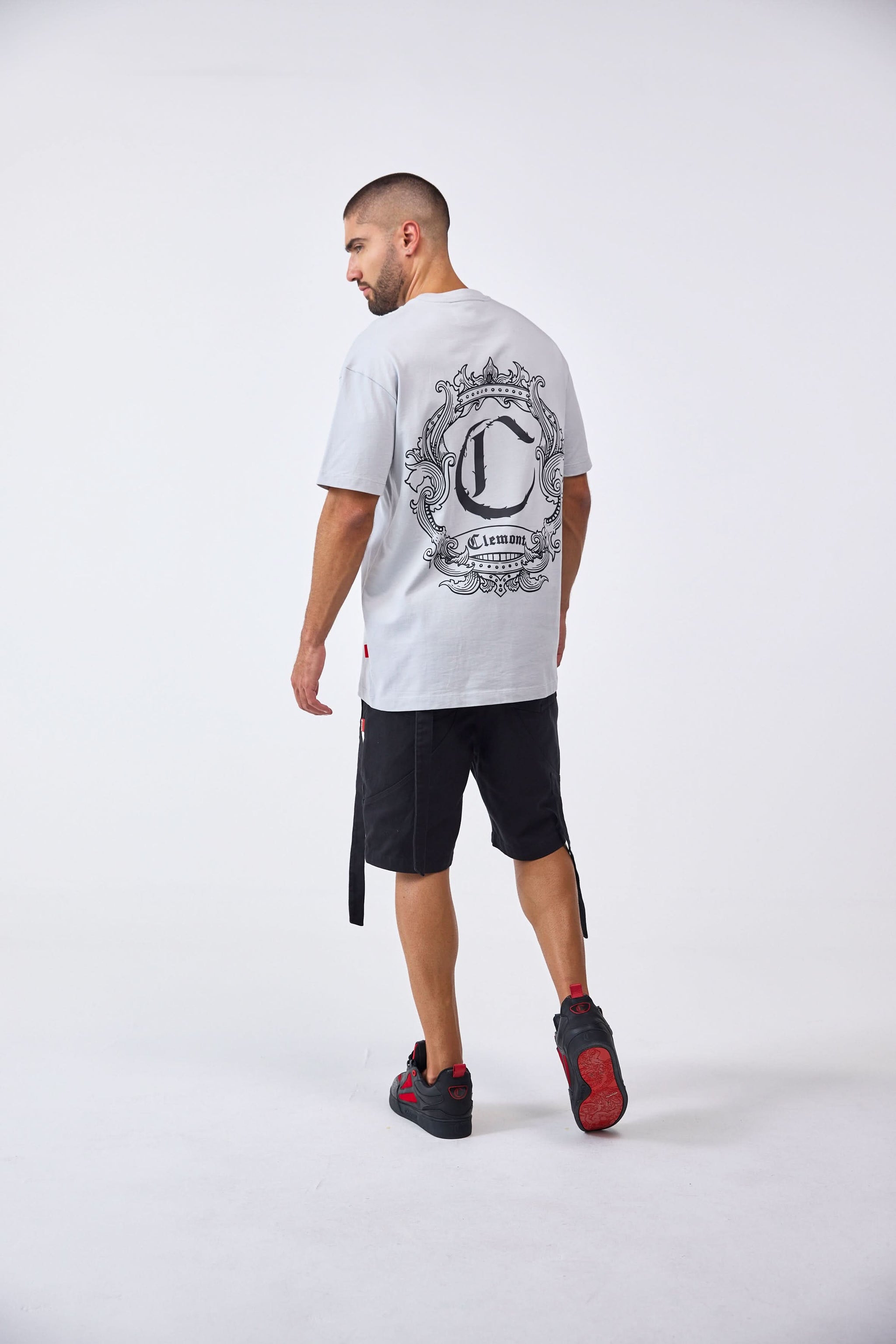 GIOIOSO GRAY CLEMONT MEN'S T-SHIRT