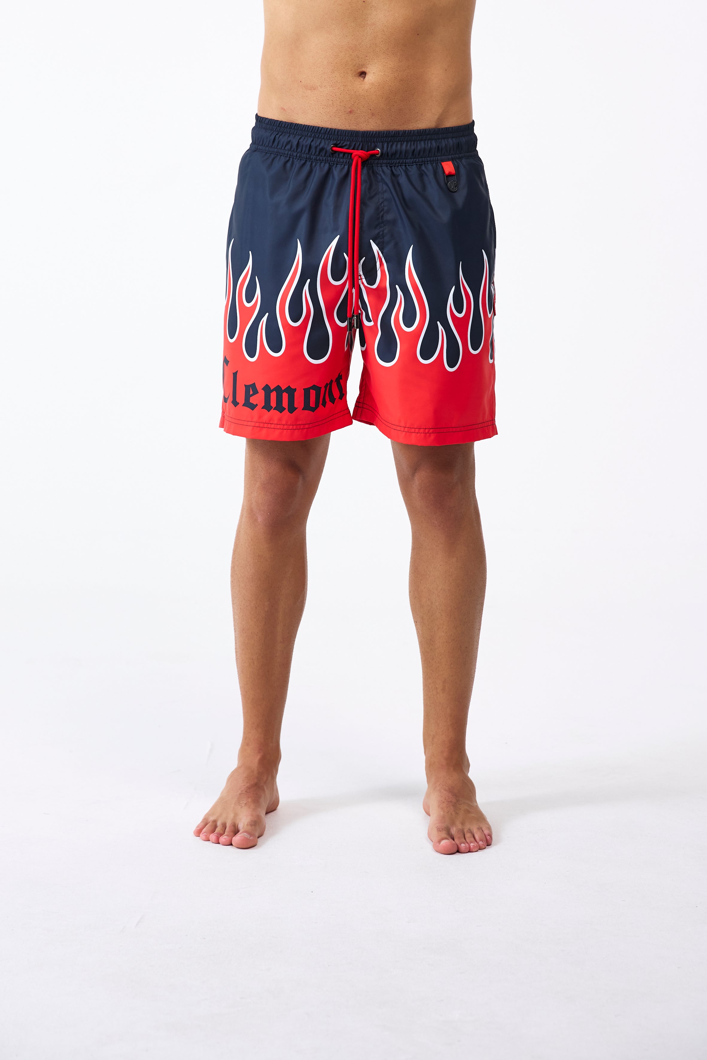 PANTALONETA MASCULINO PARADIGMA NEGRO/ROJO CLEMONT