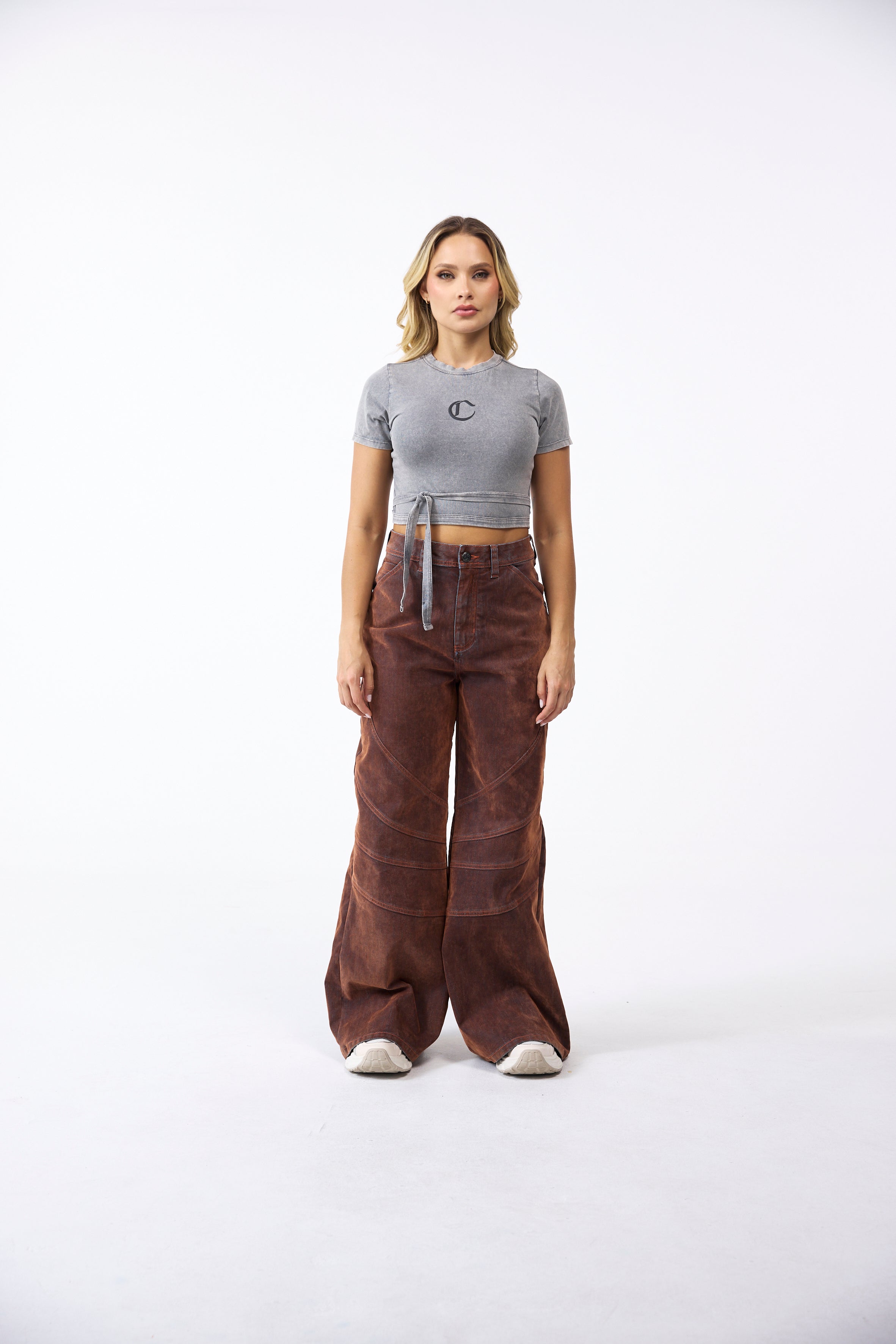 CROPTOP MUJER INGANNARE GRIS CLEMONT