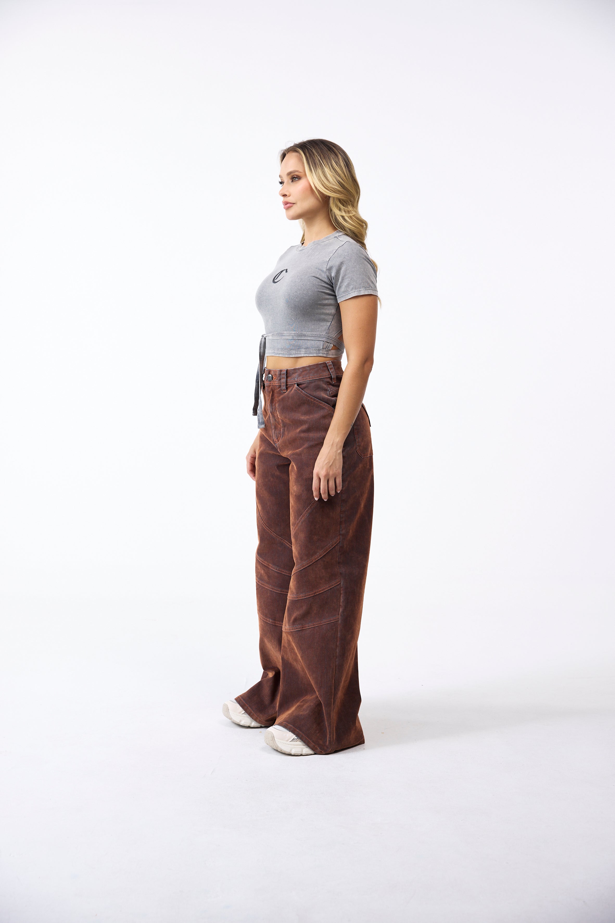 CROPTOP MUJER INGANNARE GRIS CLEMONT
