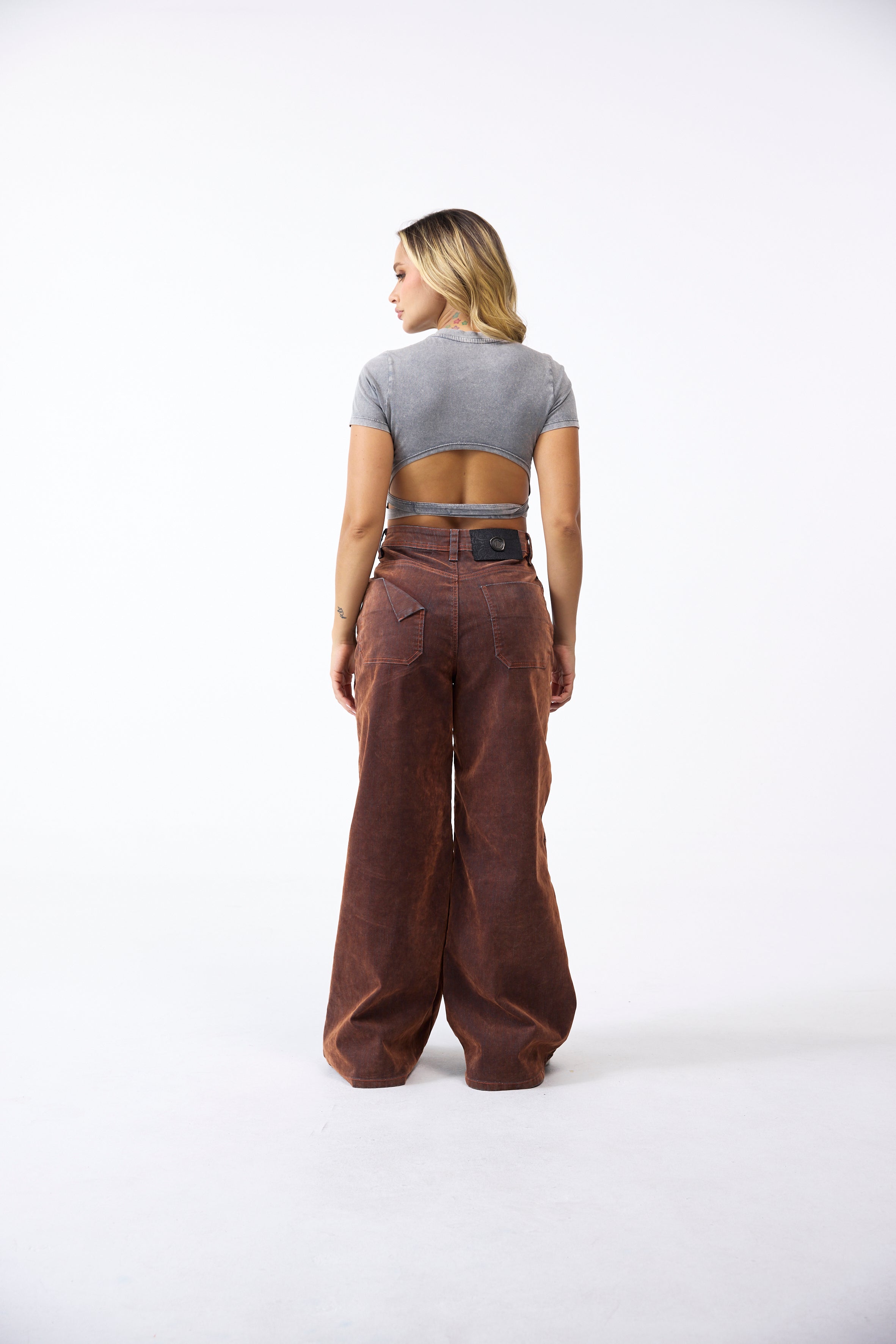 CROPTOP MUJER INGANNARE GRIS CLEMONT