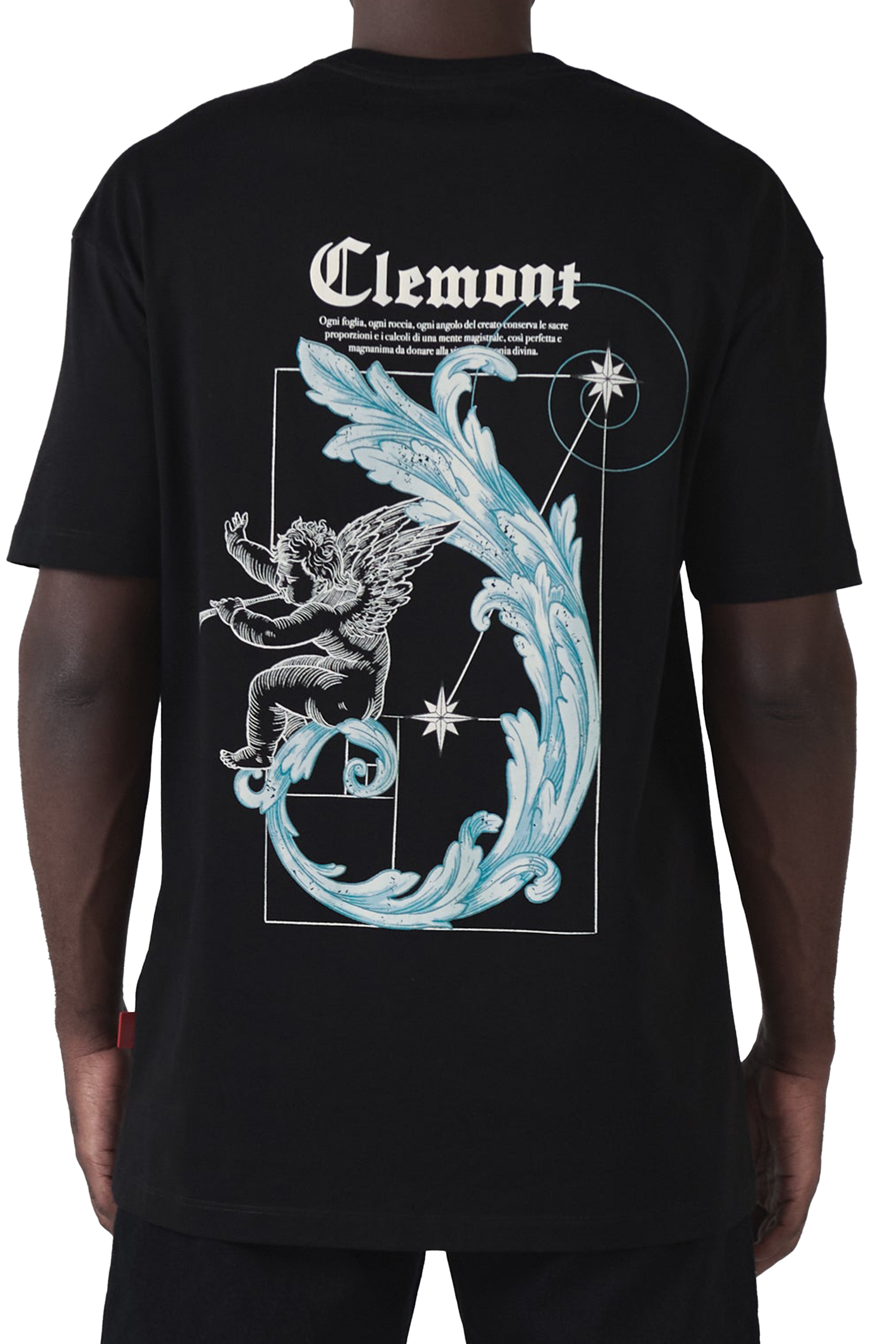 CAMISETA SPIRALE NEGRO CLEMONT