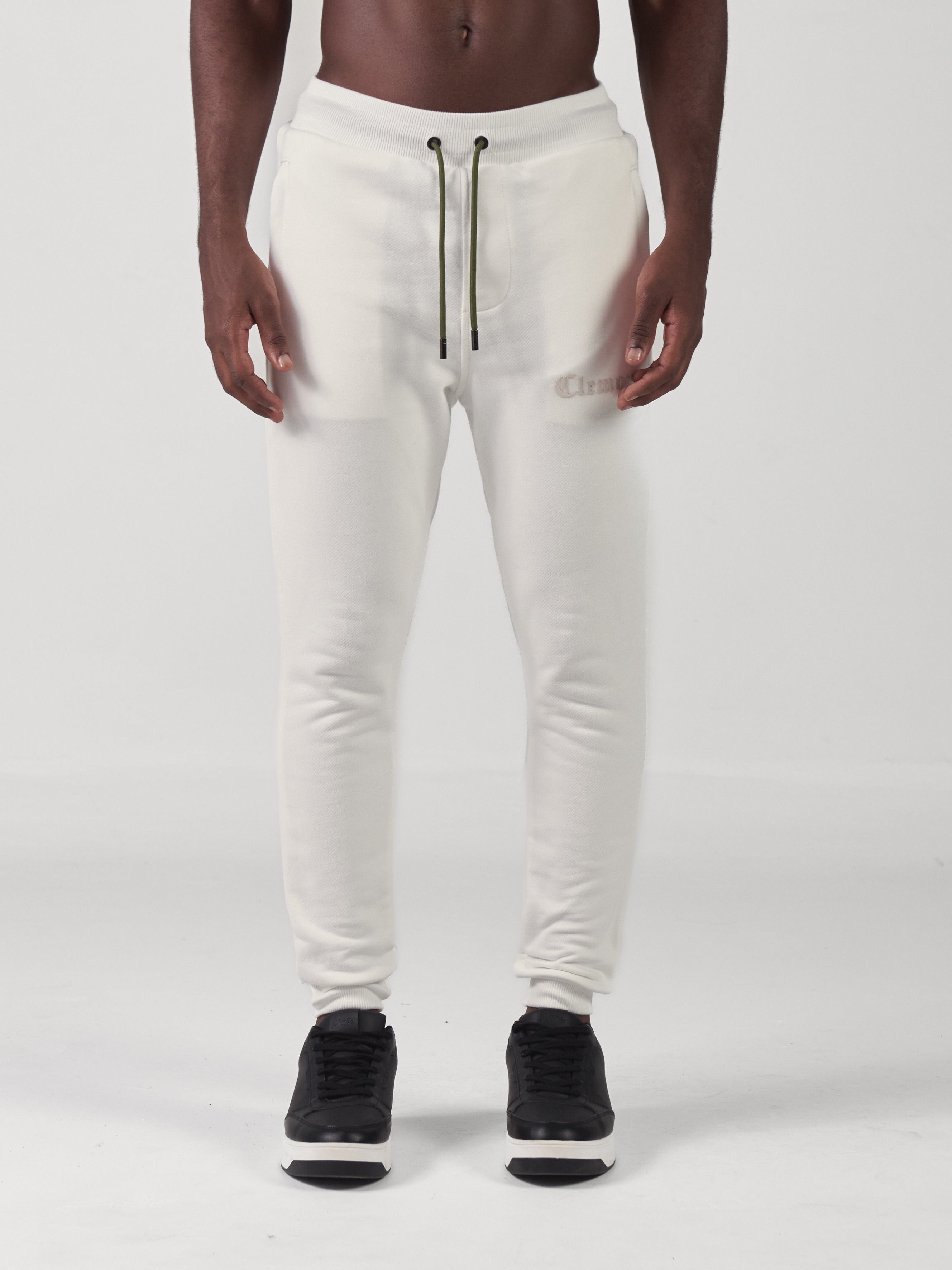 JOGGER QUADRO CREMA CLEMONT