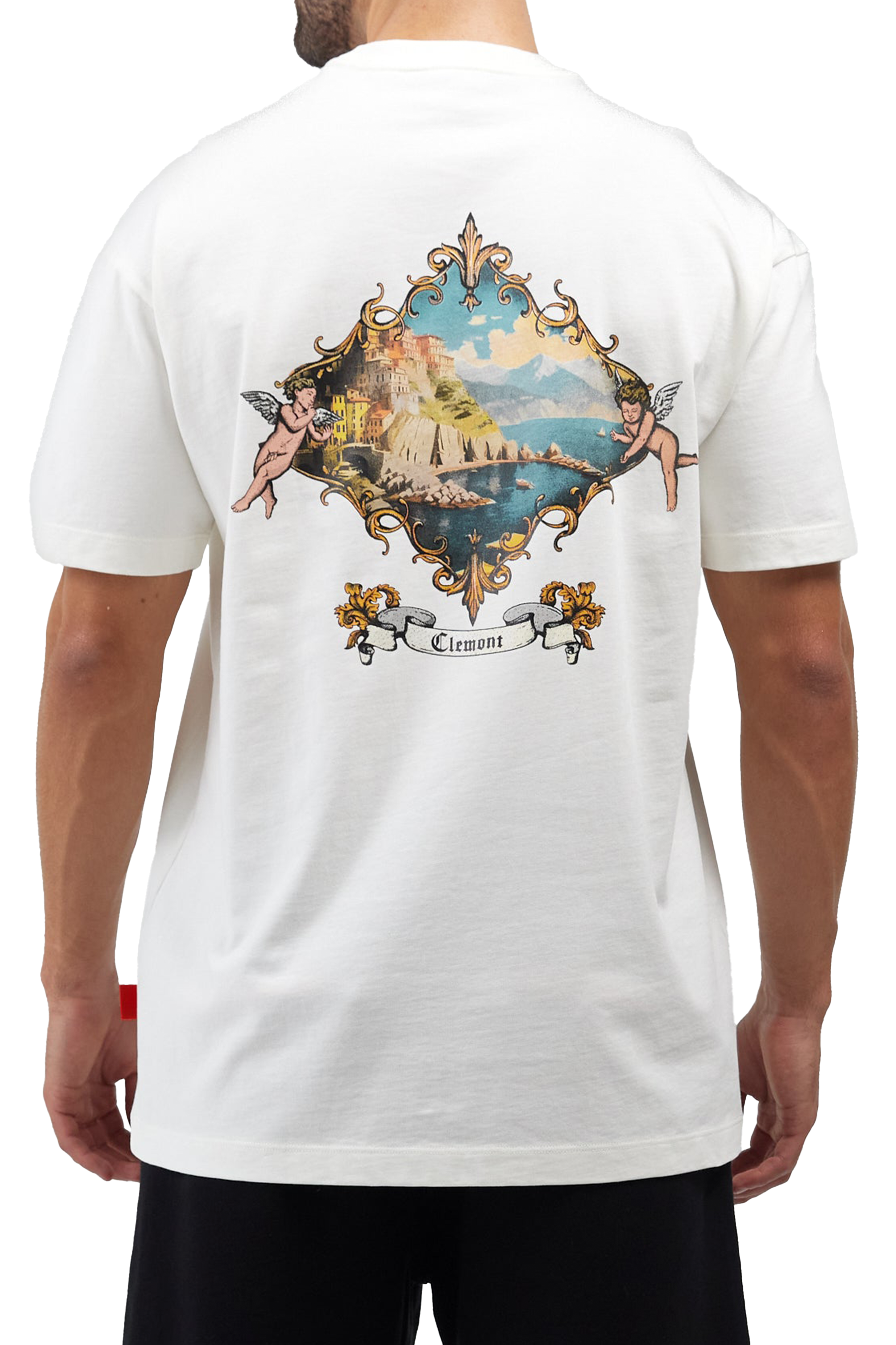 T-SHIRT MEN ADORABILE  CREAM  CLEMONT