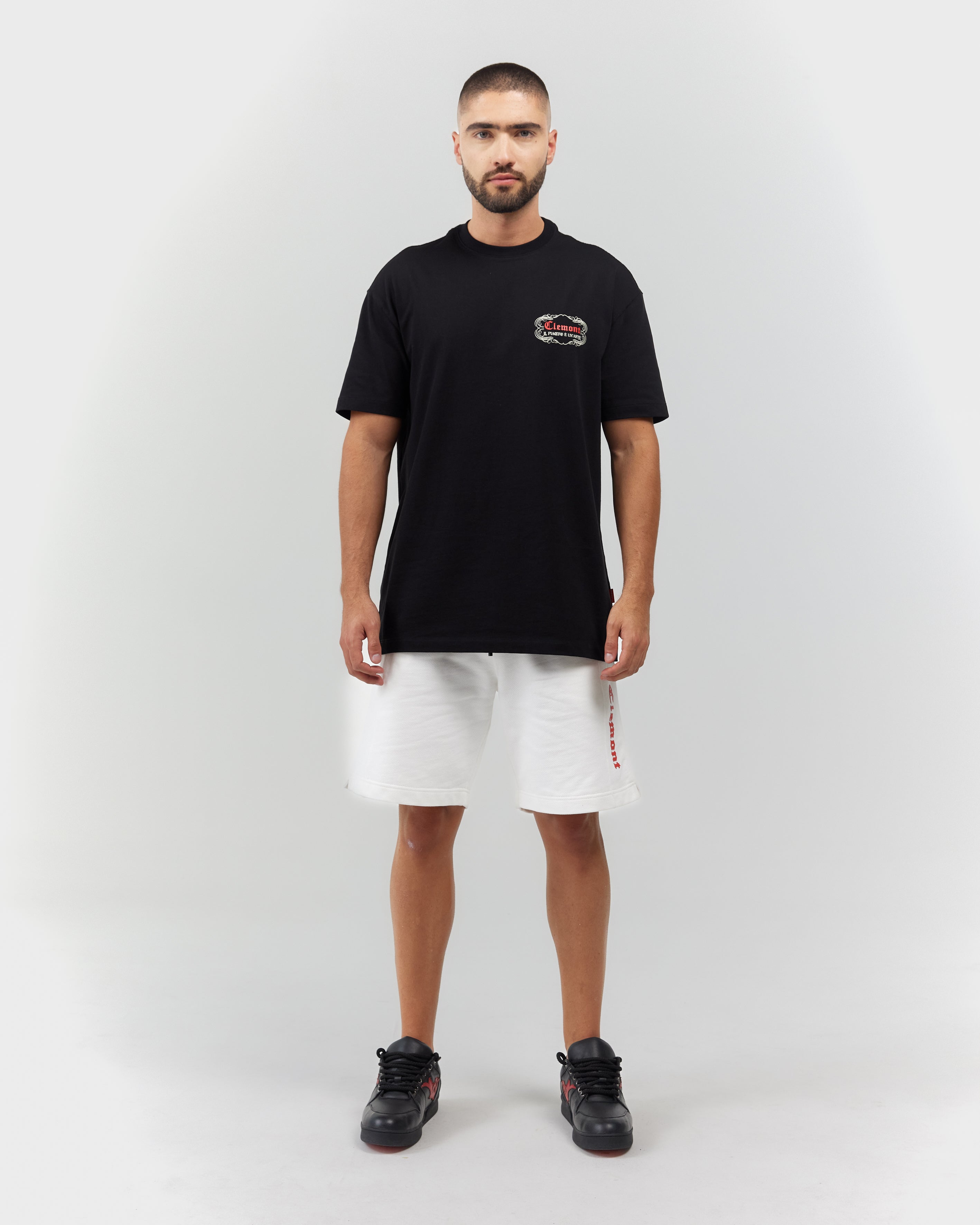 T-SHIRT MEN ESTILO BLACK CLEMONT