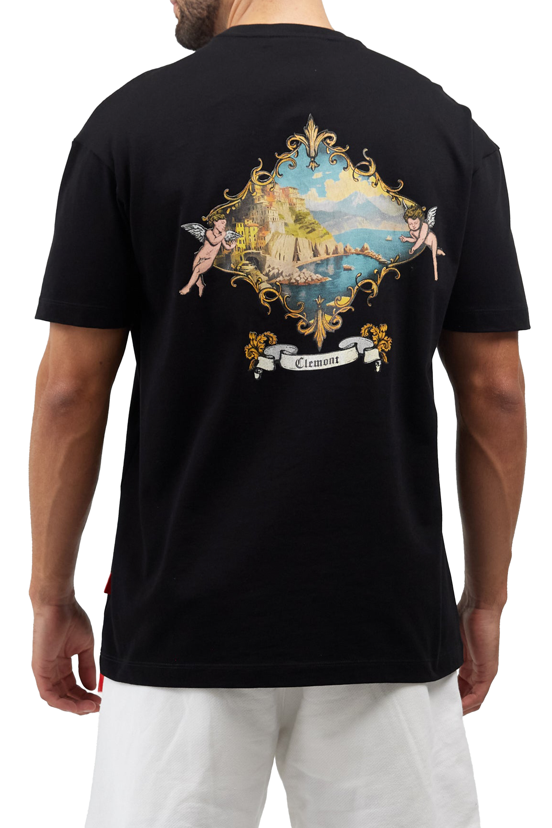 T-SHIRT MEN ADORABILE  BLACK  CLEMONT