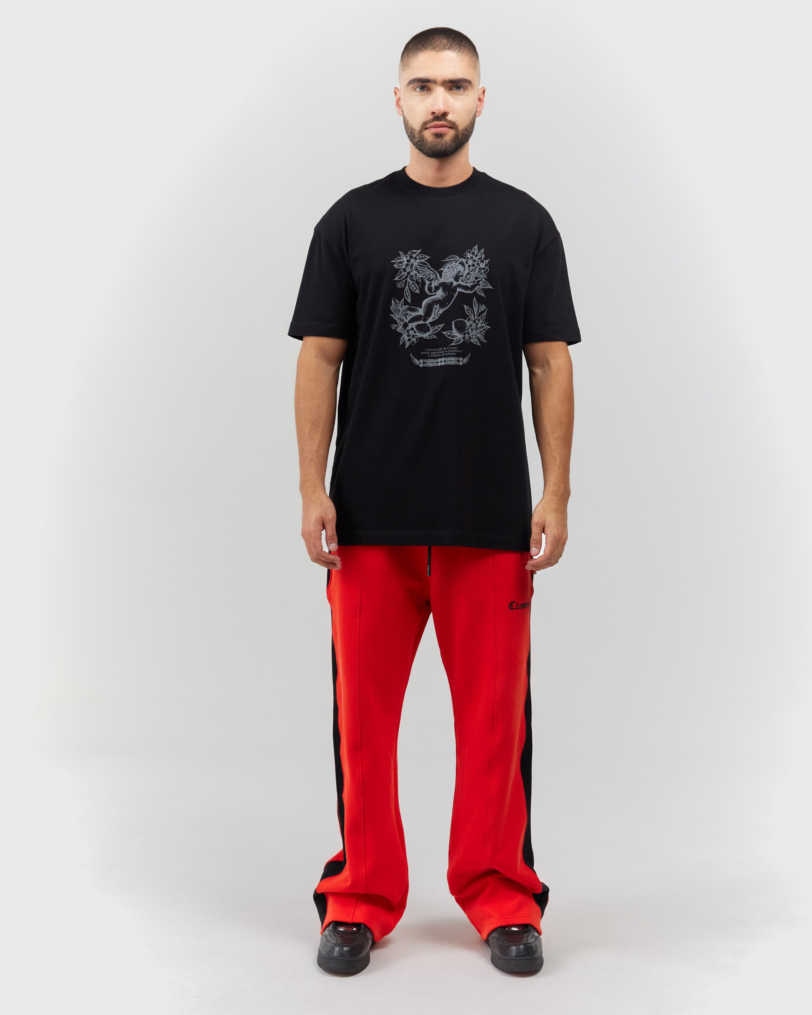 T-SHIRT MEN SORRISO BLACK  CLEMONT