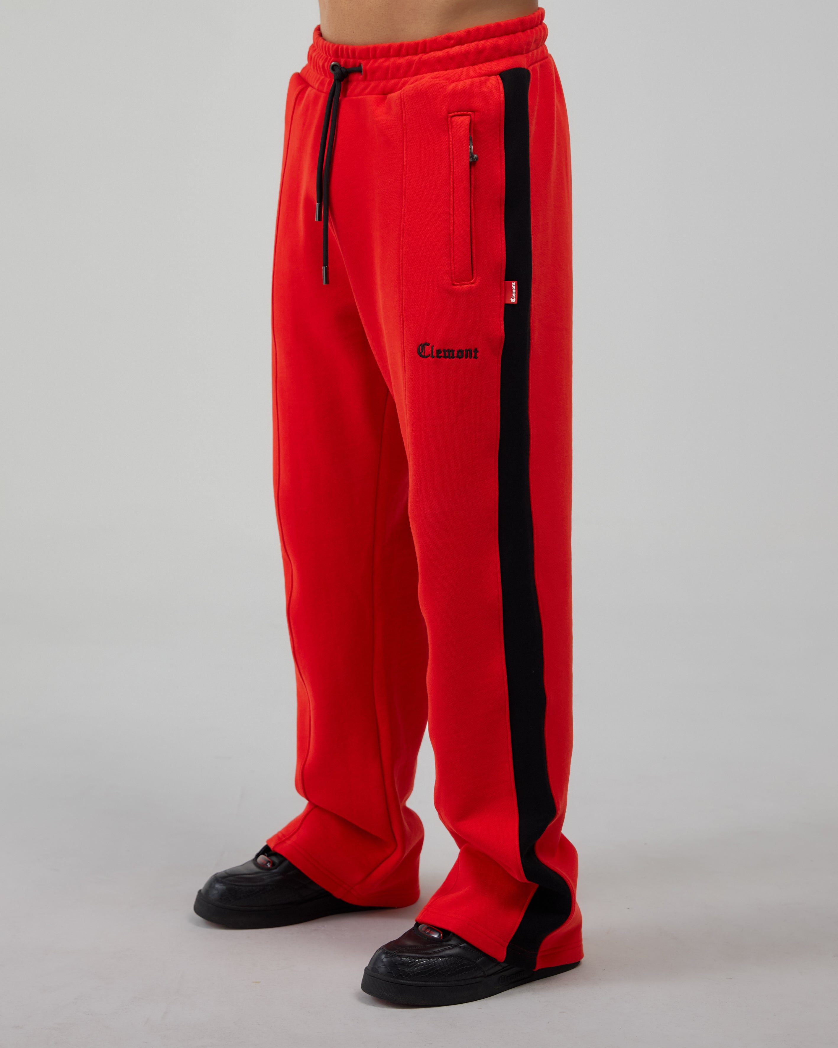 SWEAT PANTS MEN  RISPLENDERE RED CLEMONT