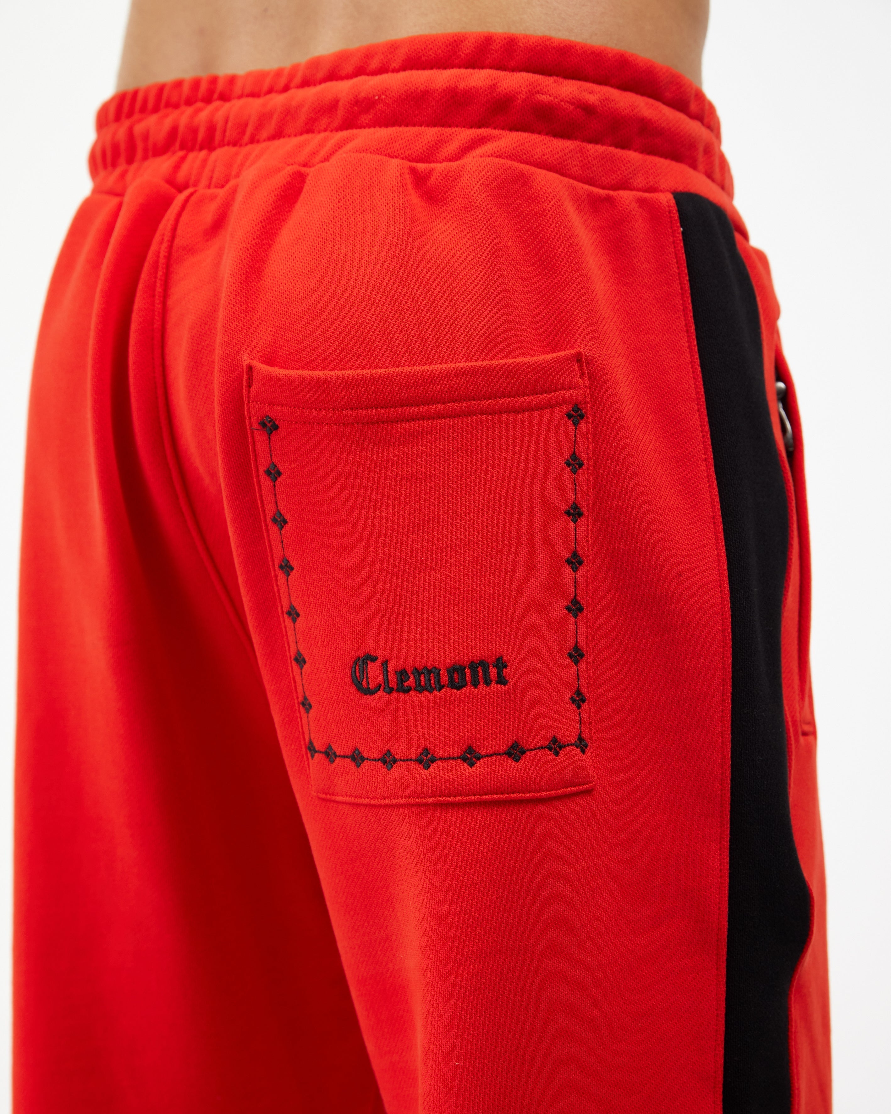 SWEAT PANTS MEN  RISPLENDERE RED CLEMONT