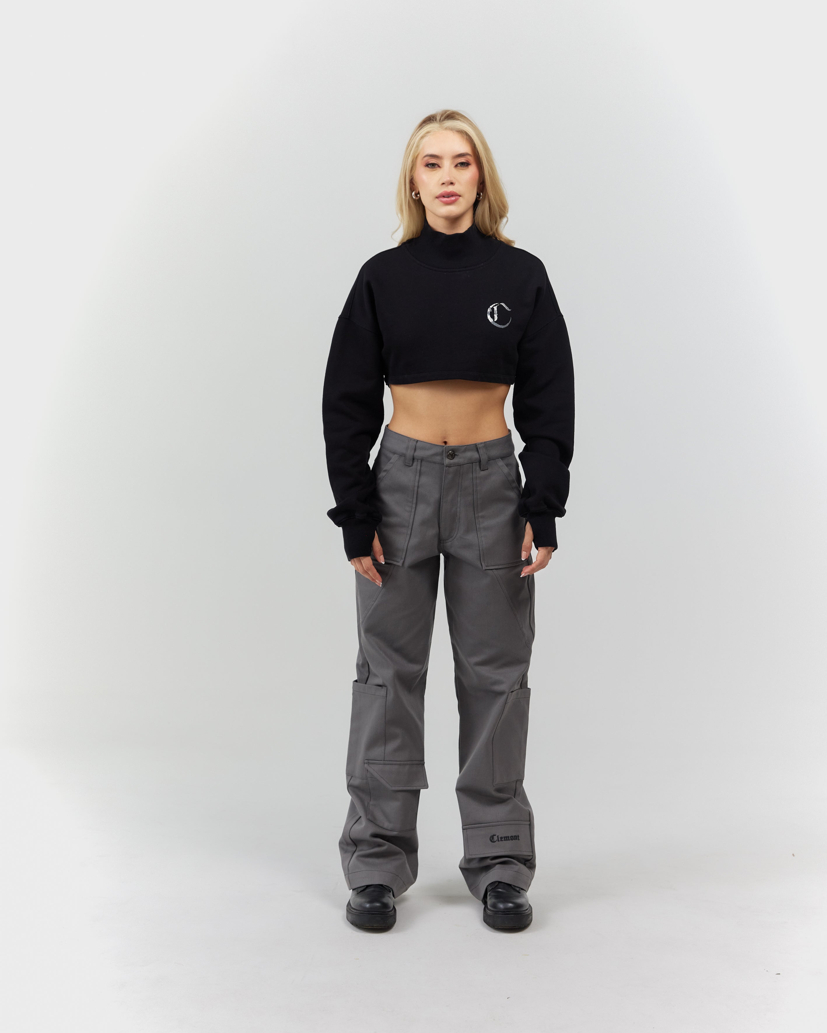 SUÉTER CROP  DOLCE NEGRO CLEMONT