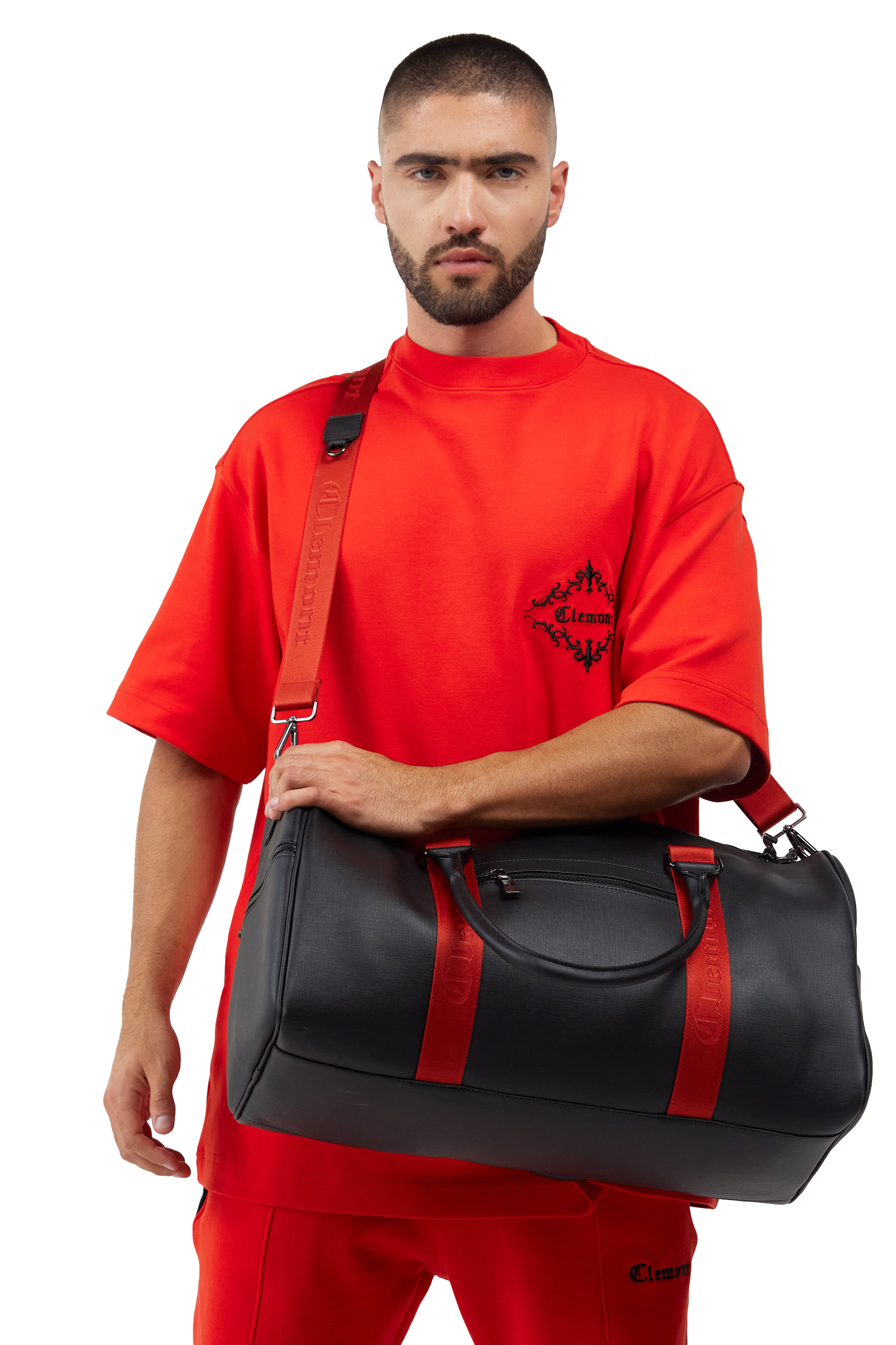 DUFFLE BAG  LUCENTE  NEGRO CLEMONT