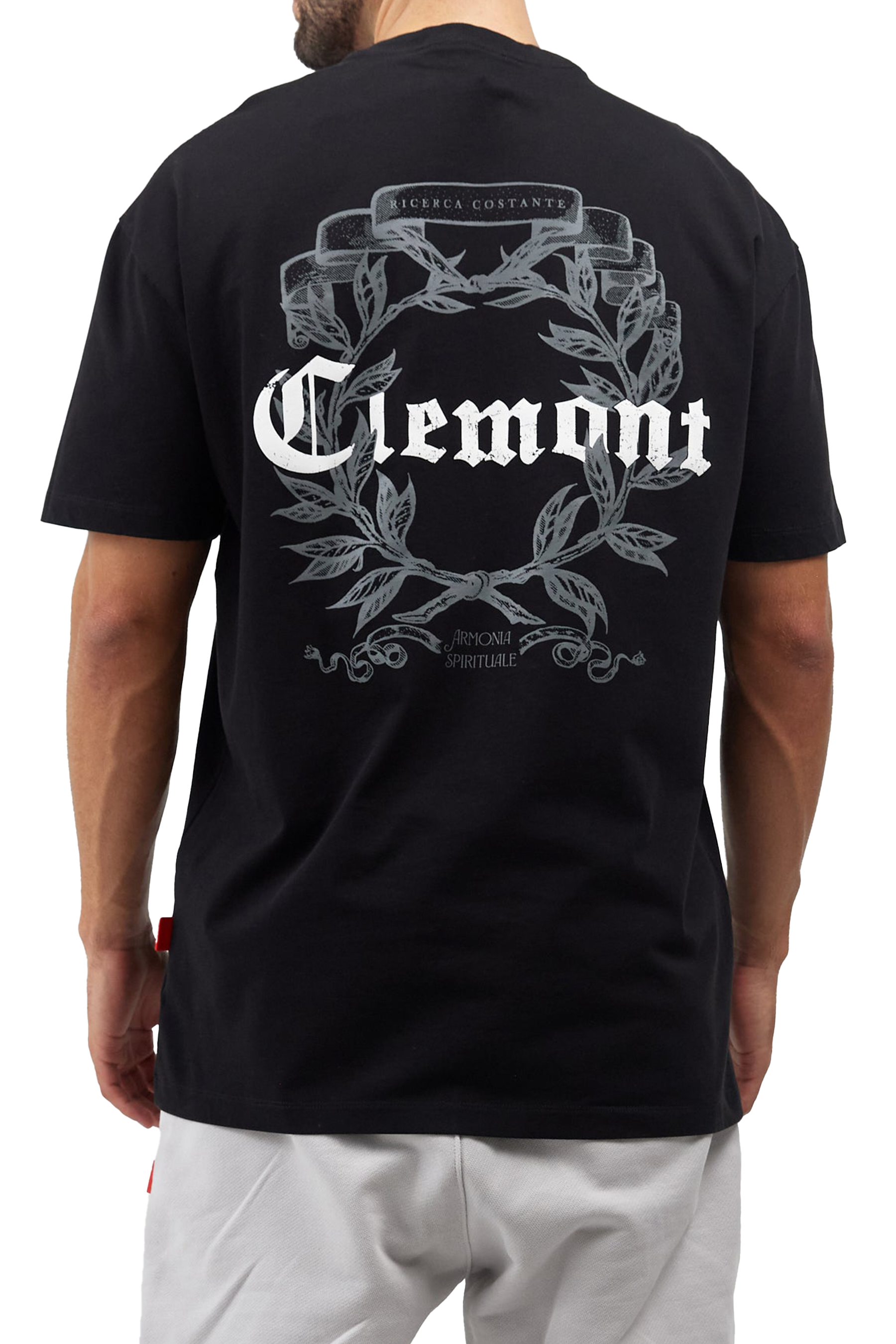 T-SHIRT MEN ESTREMO BLACK  CLEMONT